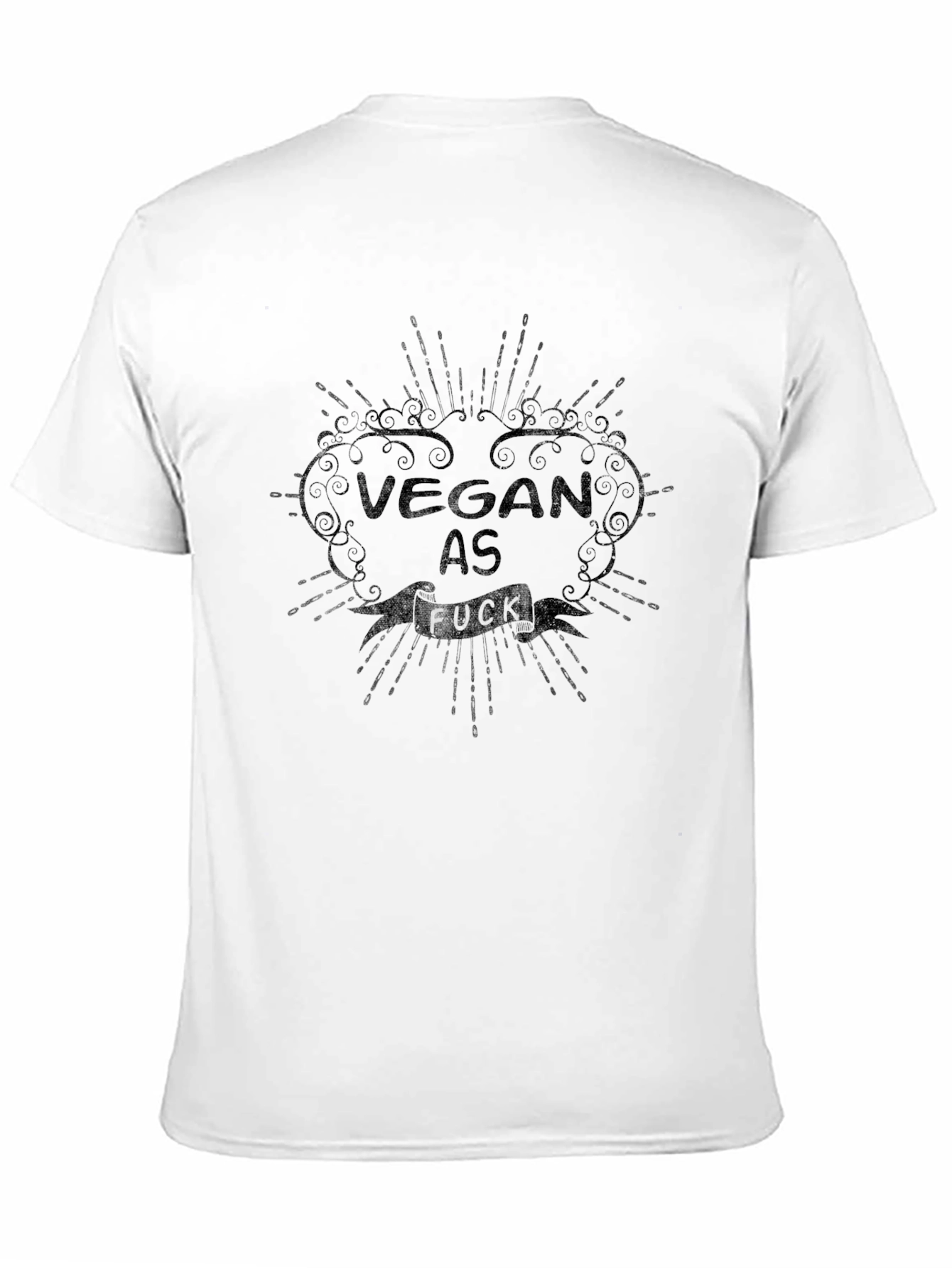 Vegan AF T-Shirt - Black Cotton Tee