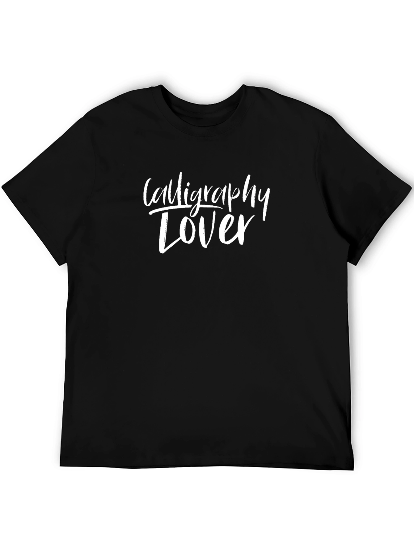 Calligraphy Lover Black T-Shirt