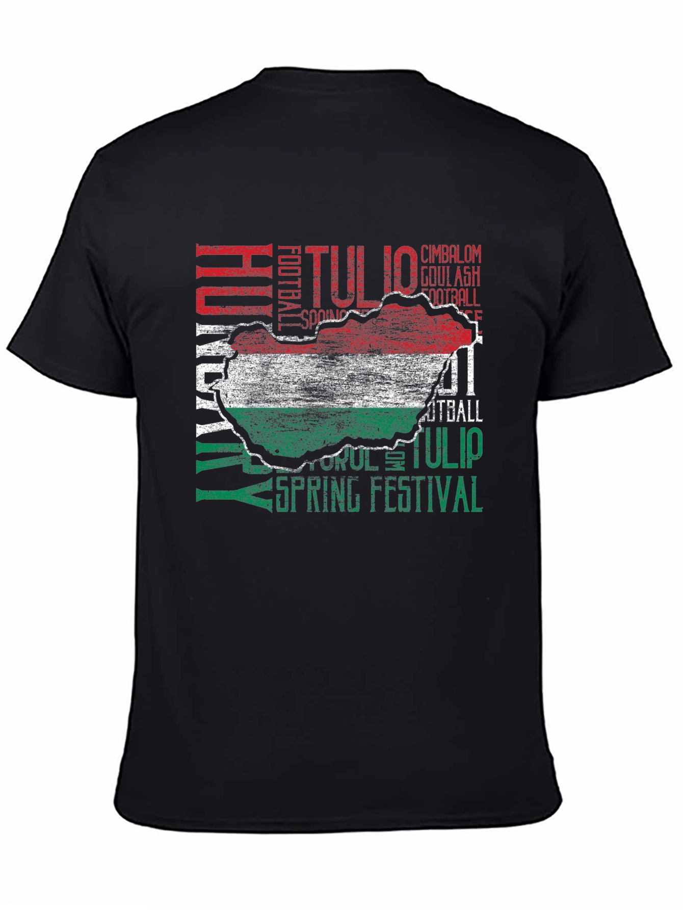 Hungary Flag Map T-Shirt Hungarian Pride