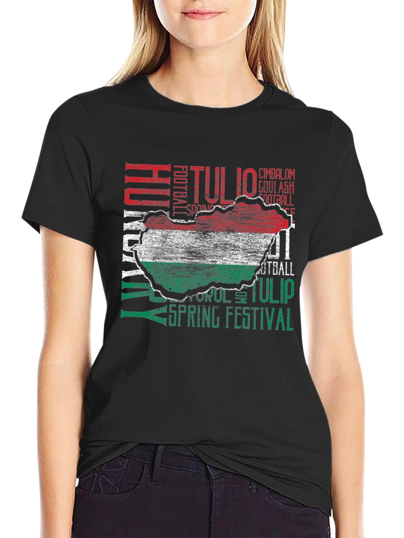 Hungary Flag Map T-Shirt Hungarian Pride