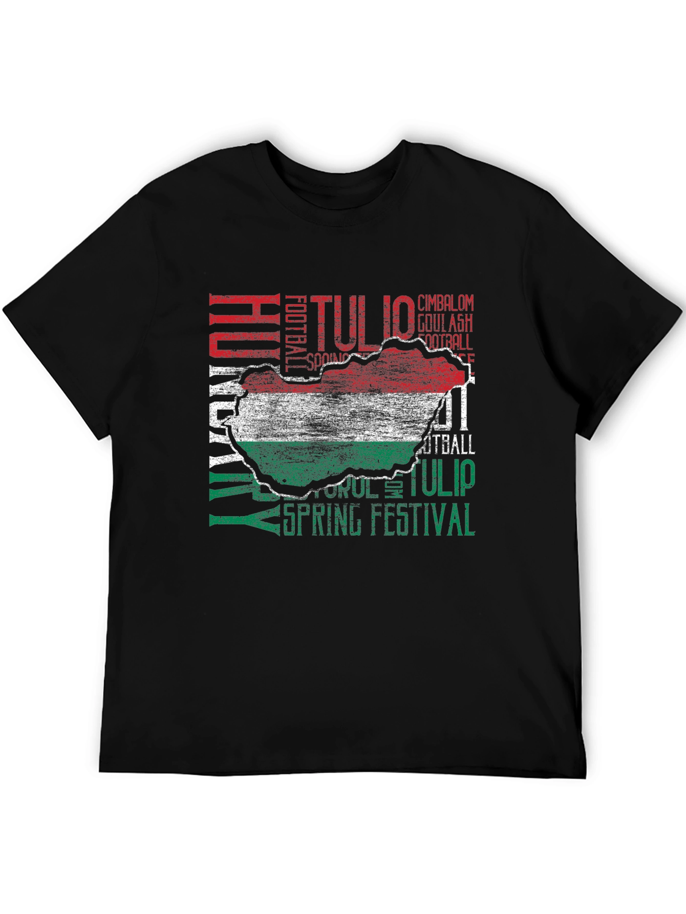 Hungary Flag Map T-Shirt Hungarian Pride