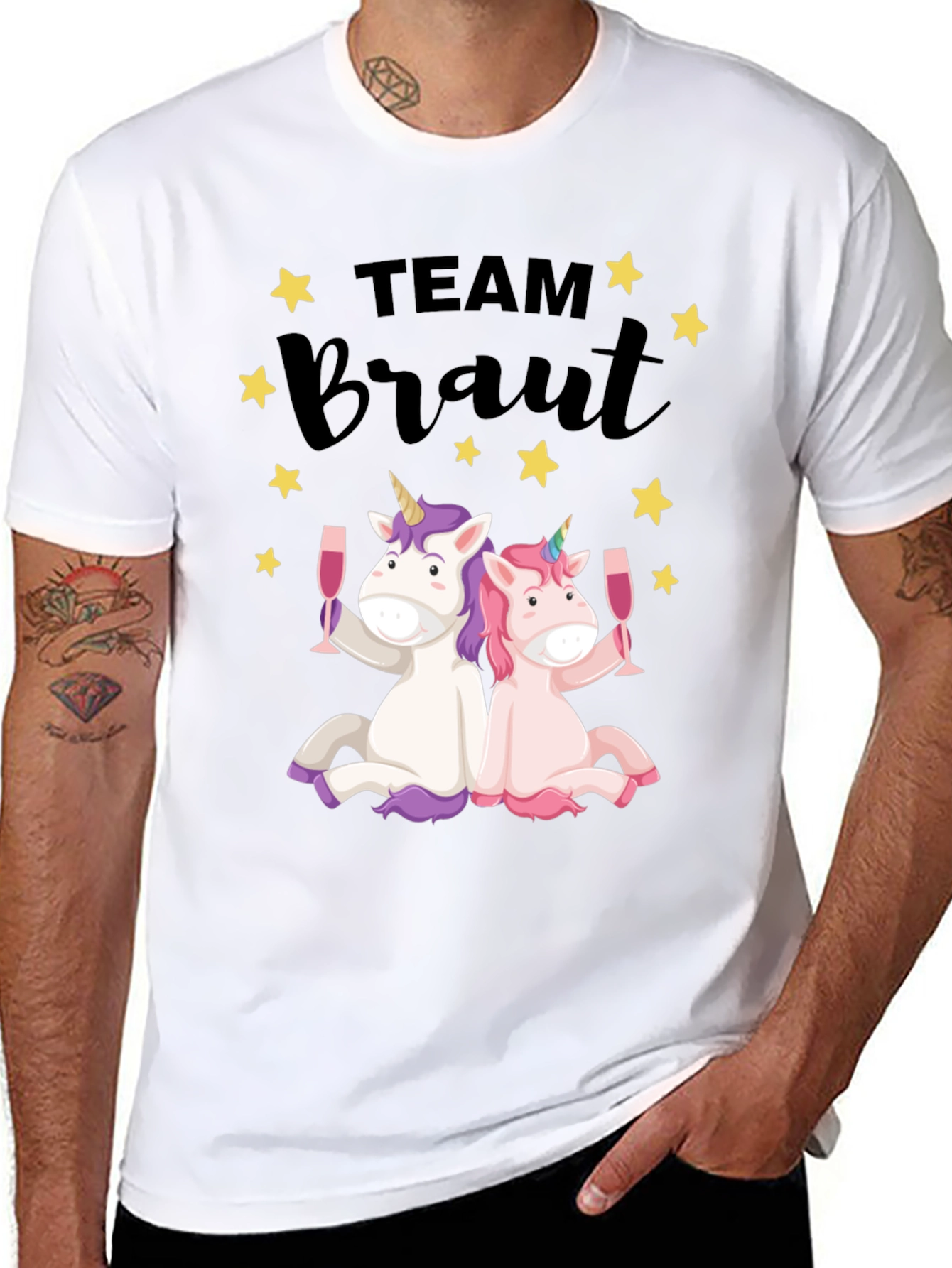 Team Braut Unicorns Tee