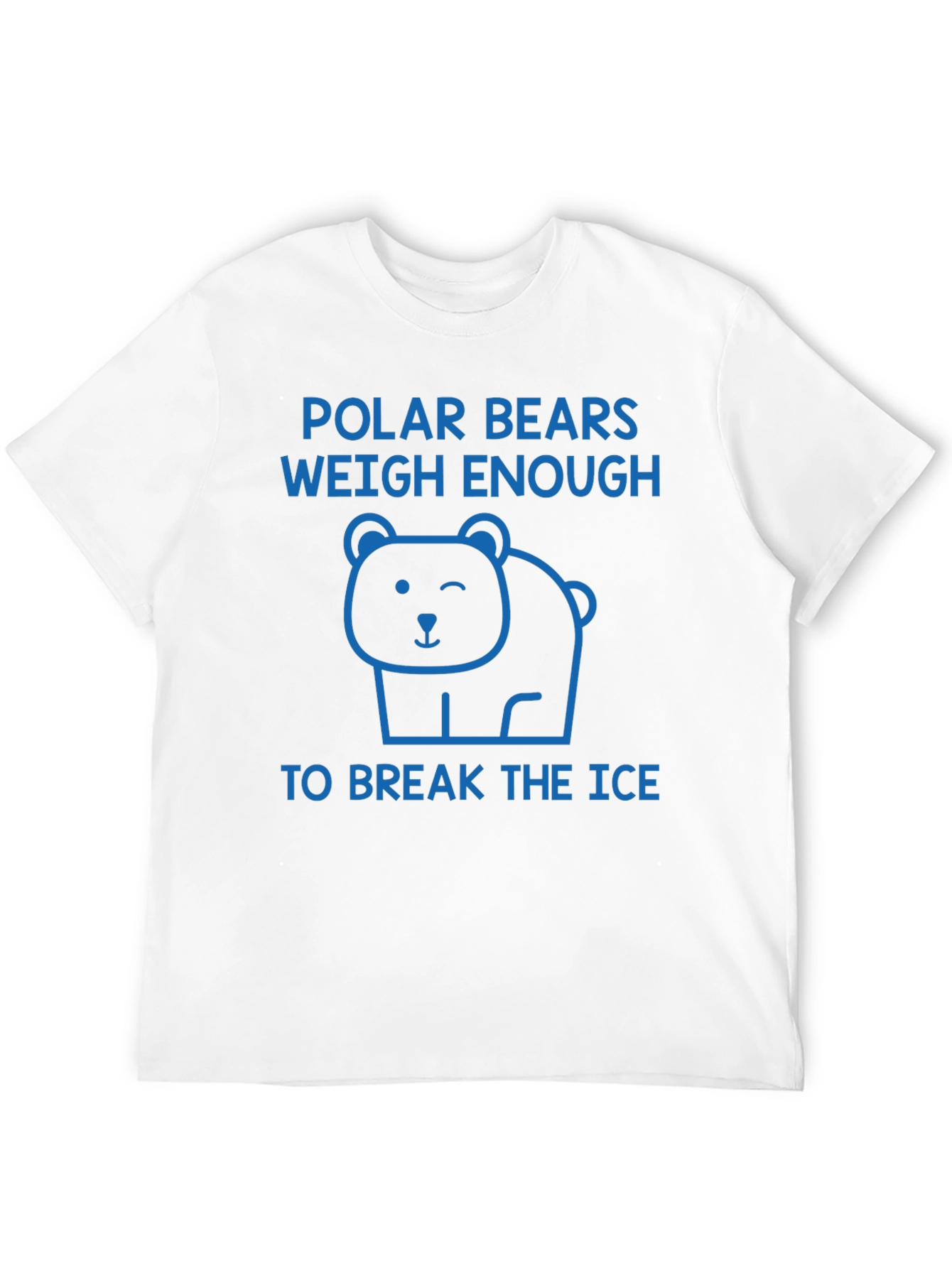 Polar Bear Weigh Enough T-Shirt Funny Graphic Tee