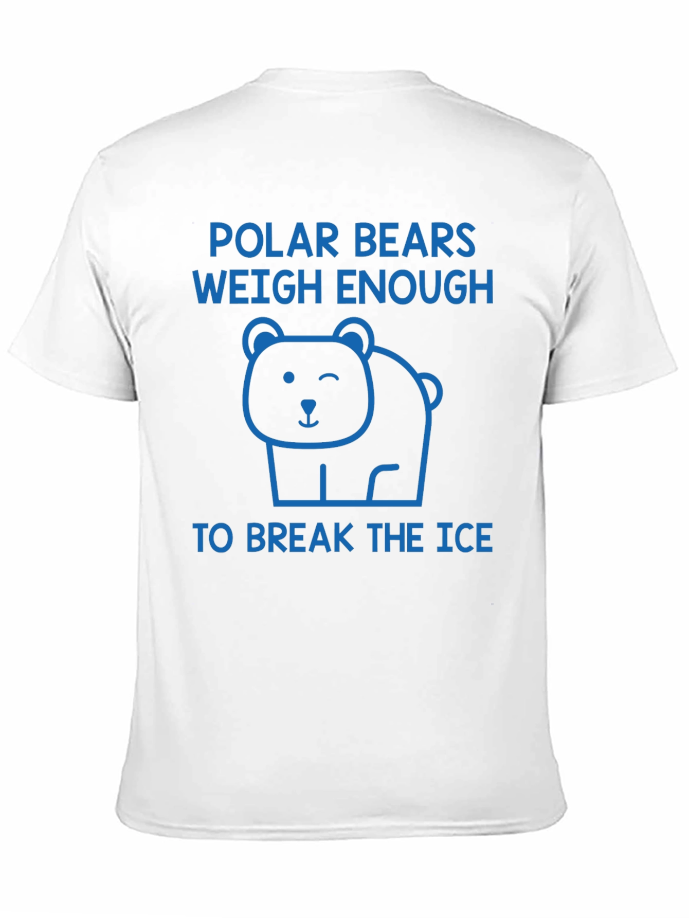 Polar Bear Weigh Enough T-Shirt Funny Graphic Tee