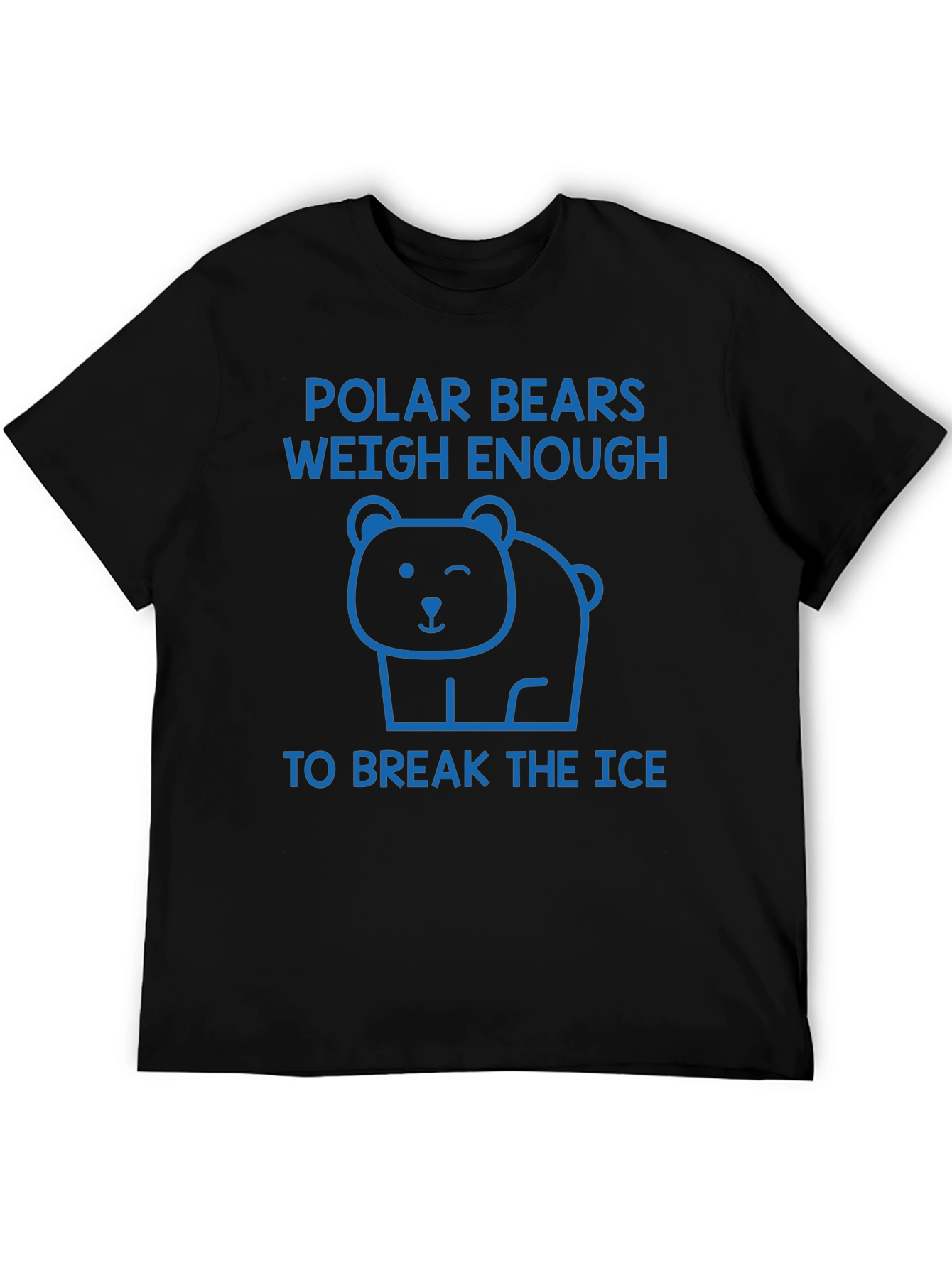 Polar Bear Weigh Enough T-Shirt Funny Graphic Tee