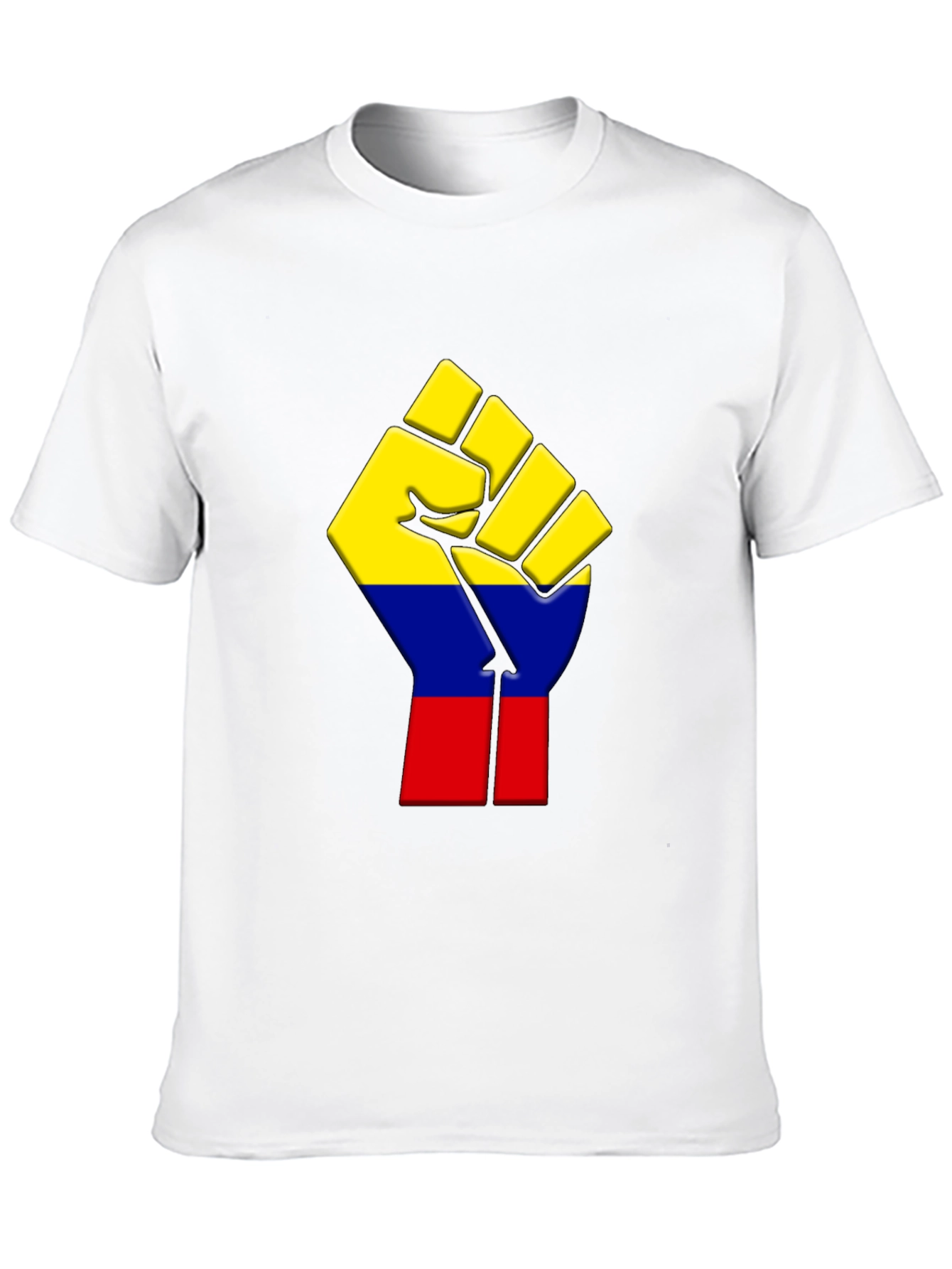Colombia Flag Fist T-Shirt