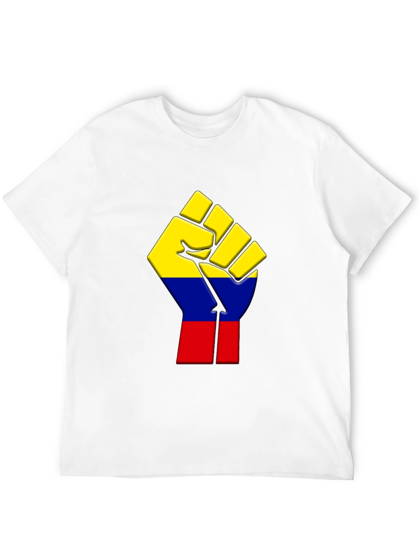 Colombia Flag Fist T-Shirt