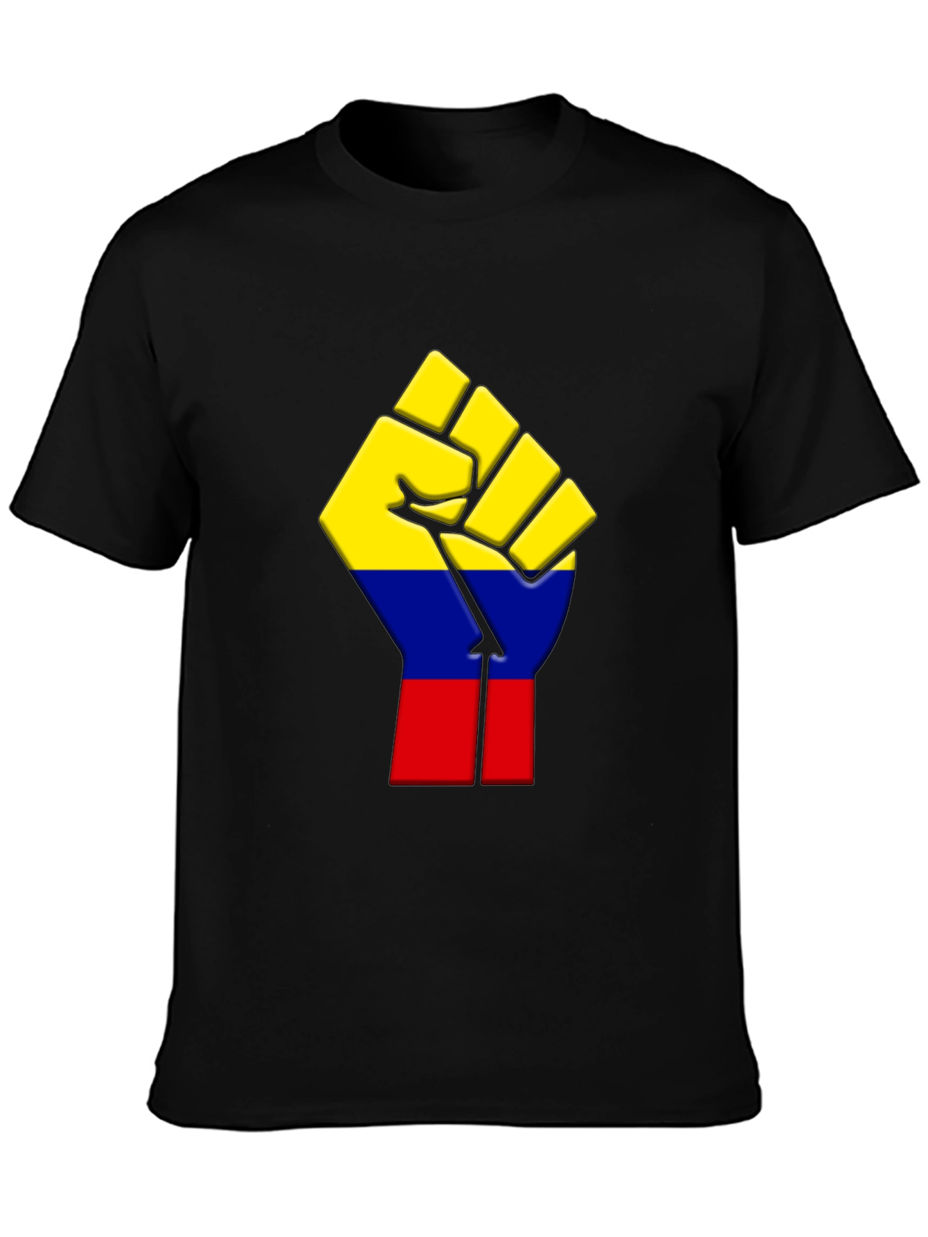 Colombia Flag Fist T-Shirt