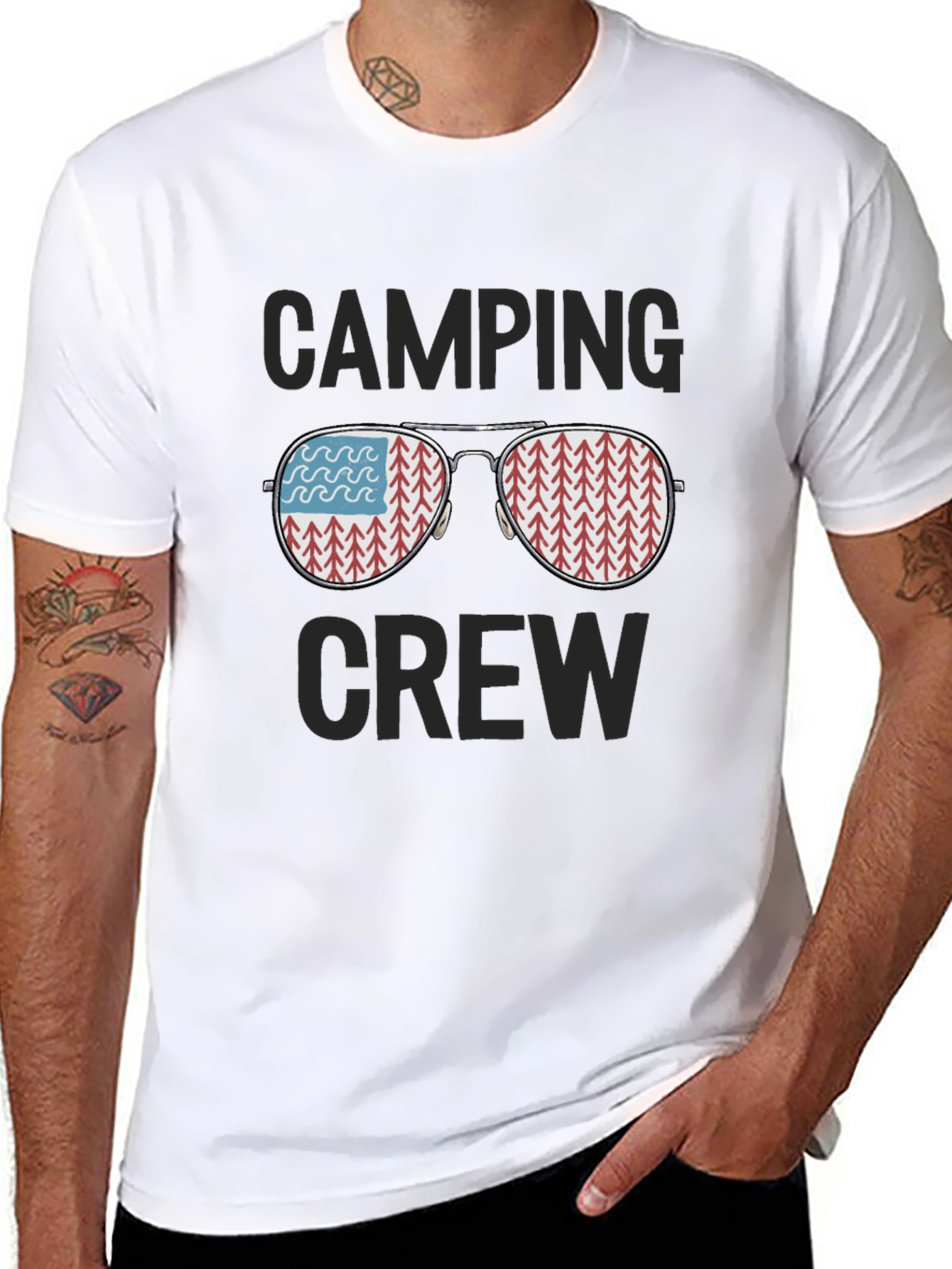 Camping Crew Graphic T-Shirt - Adventure Ready