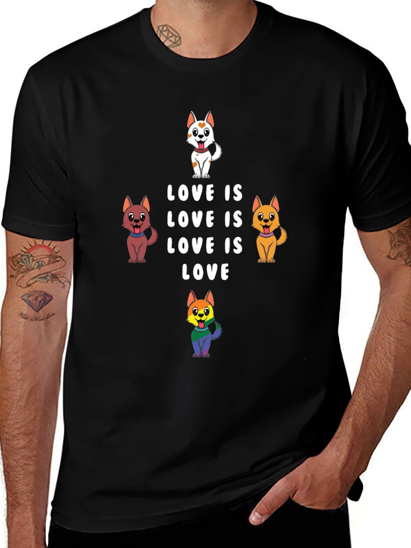 Love Is Love Dog T-Shirt