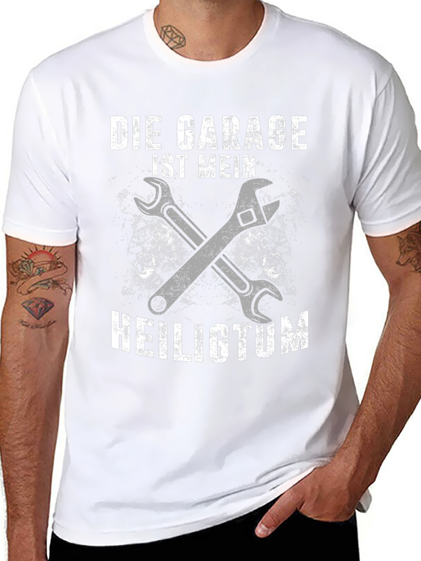 Garage is My Sanctuary T-Shirt - Mechanic Gift