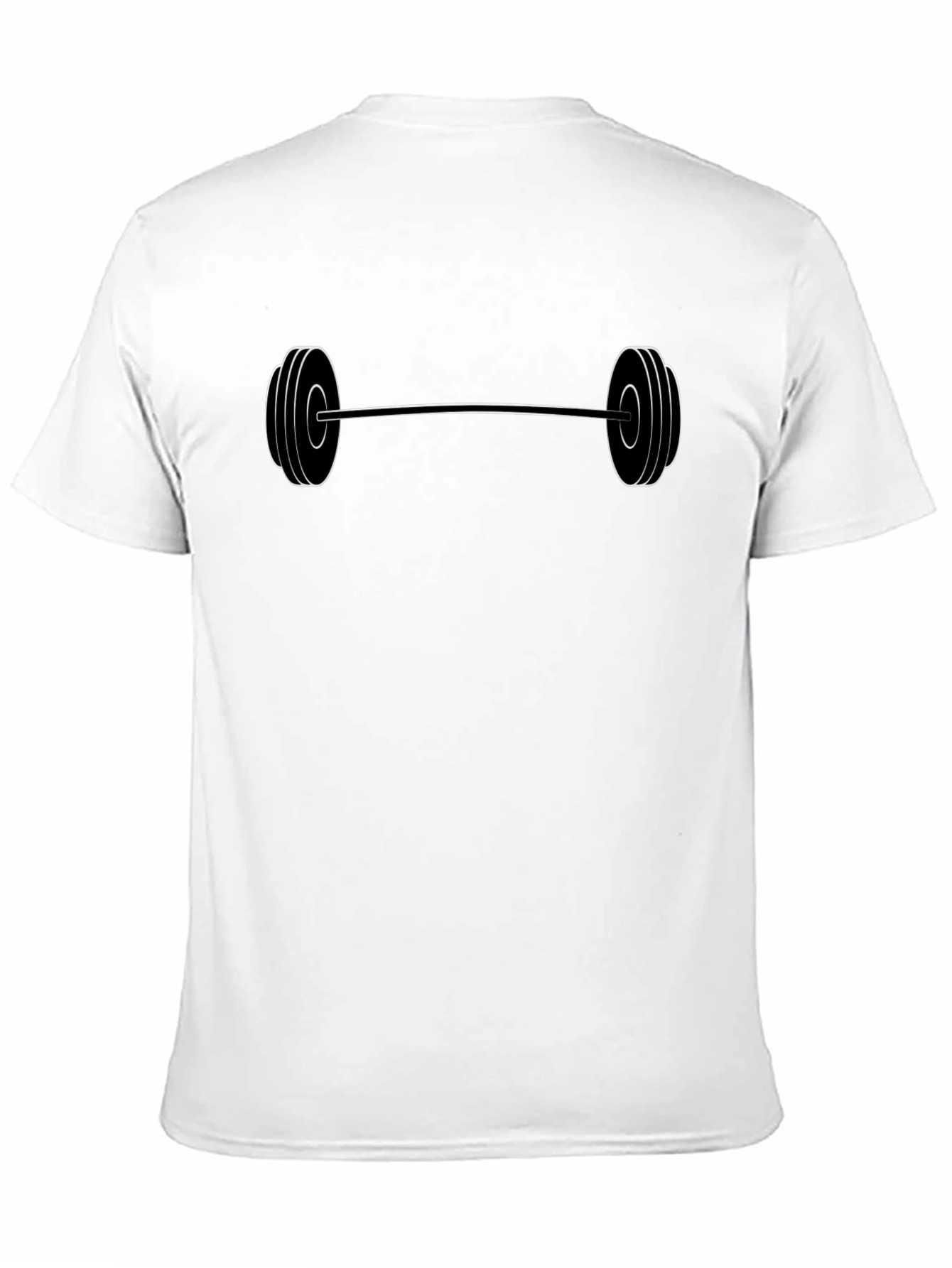 Workout Ready Barbell Graphic Tee - Black