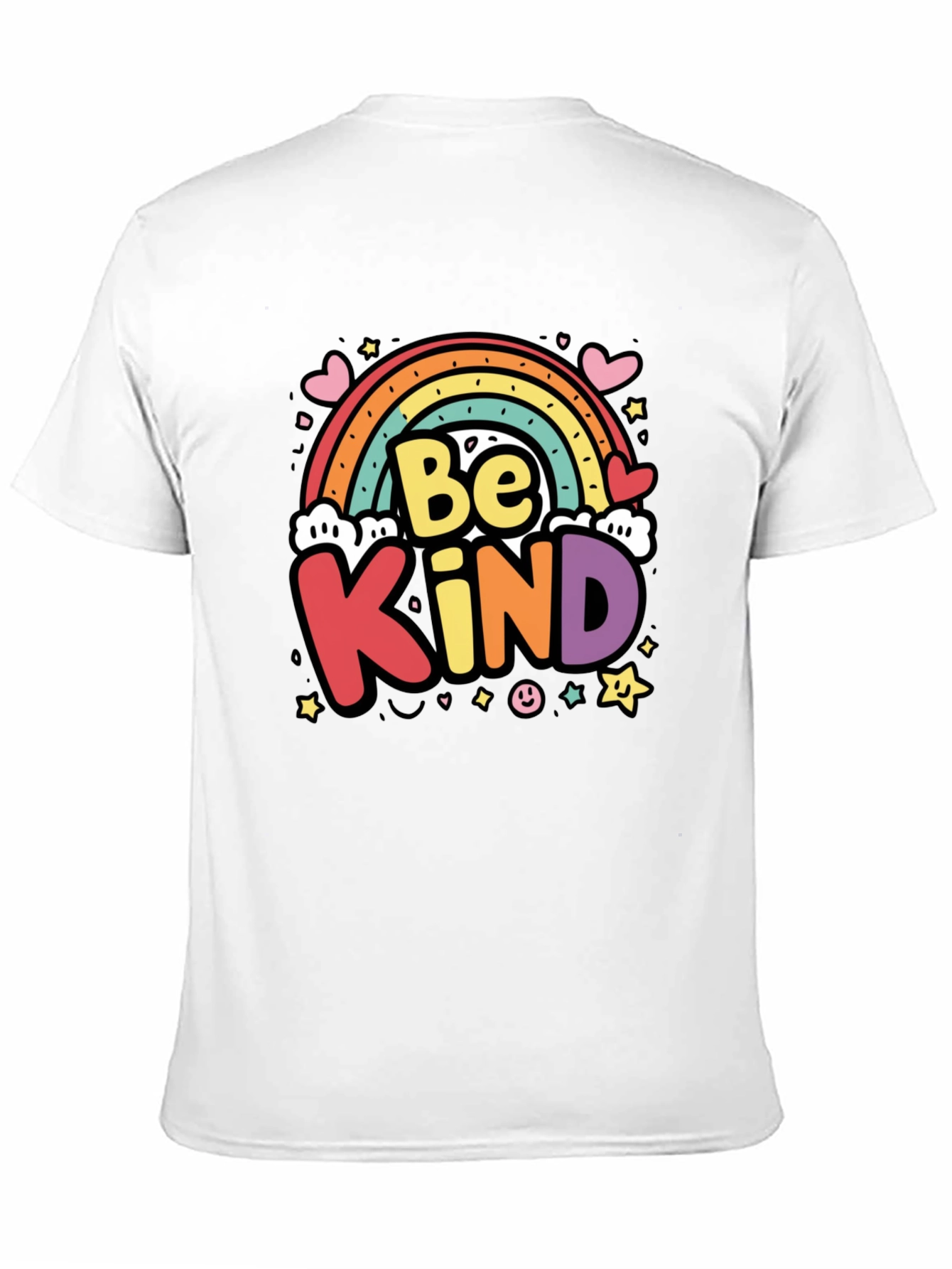 Be Kind Rainbow Graphic Tee - Unisex