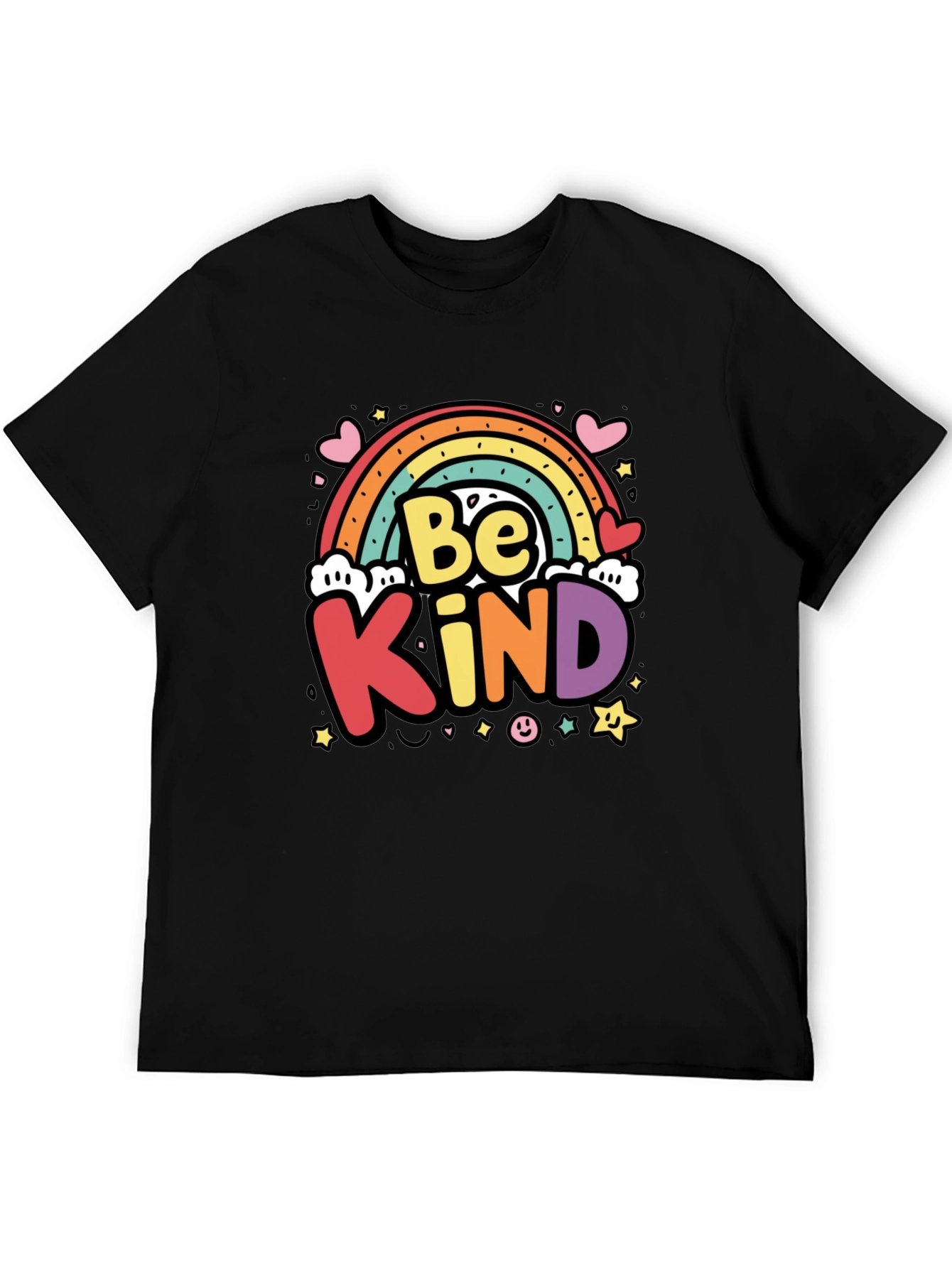 Be Kind Rainbow Graphic Tee - Unisex