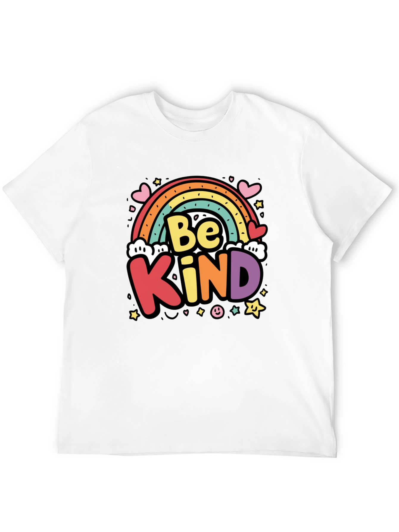 Be Kind Rainbow Graphic Tee - Unisex