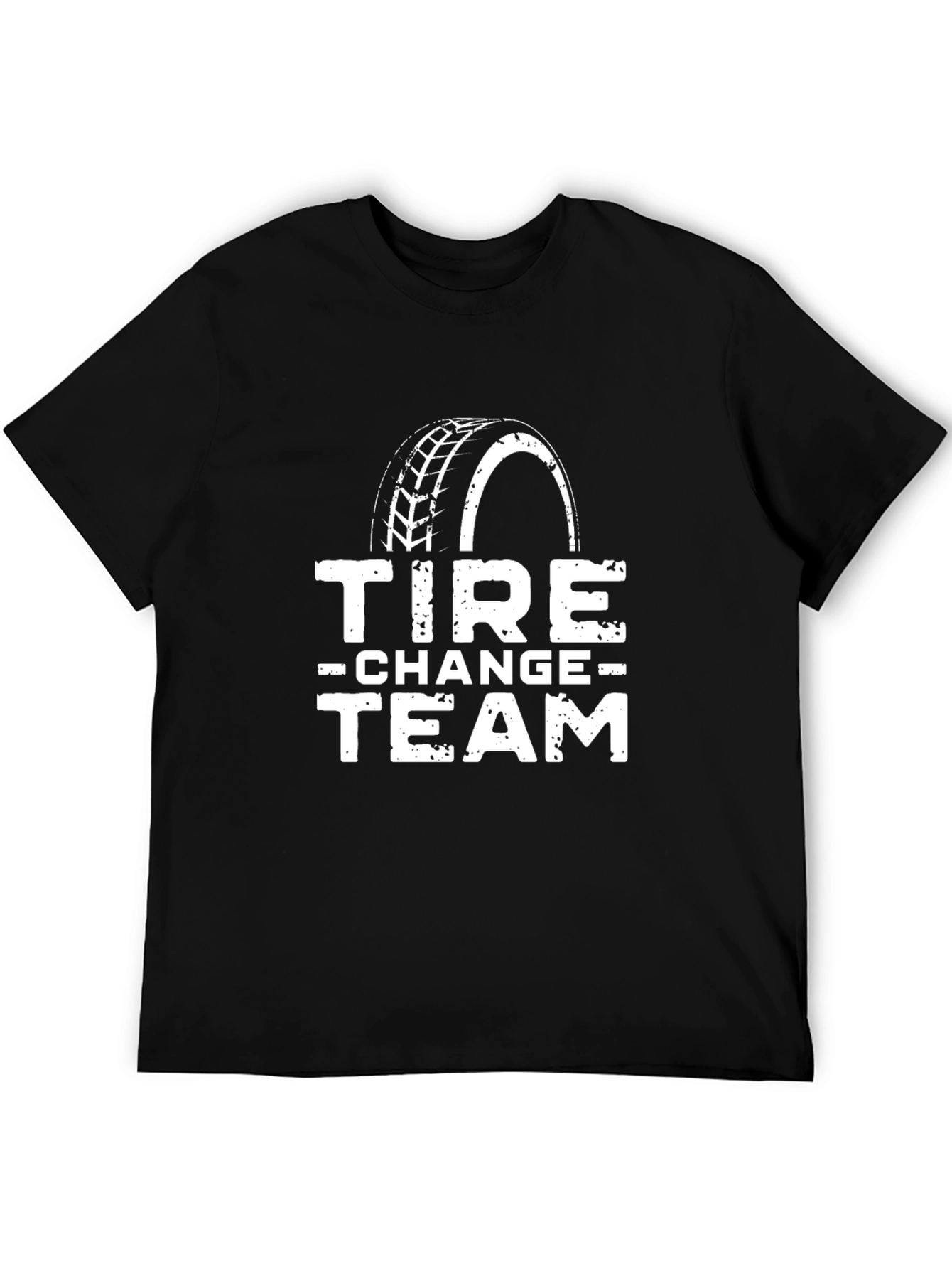 Tire Change Team Crew Neck T-Shirt