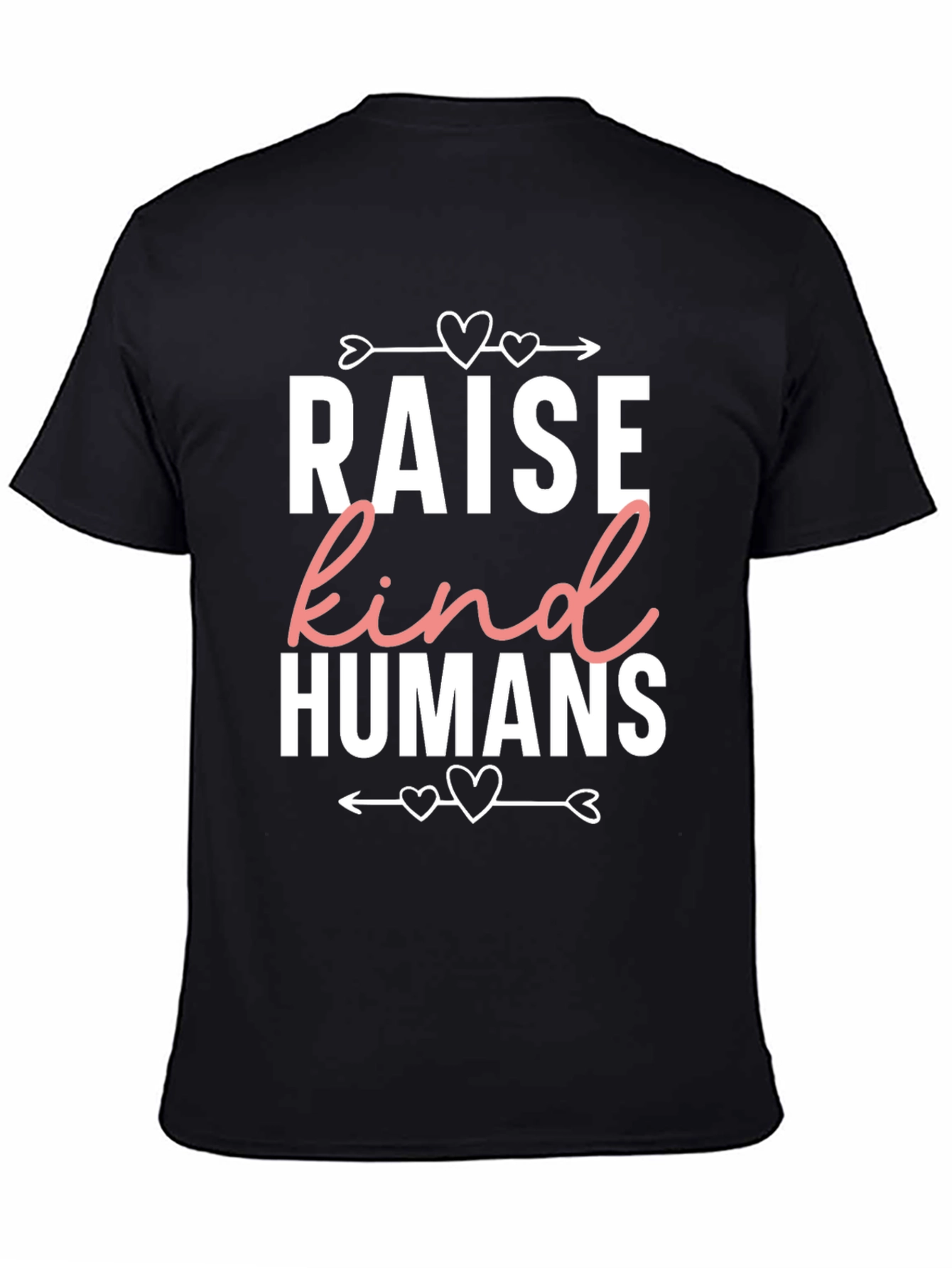 Raise Kind Humans Graphic Tee - Black Casual Shirt