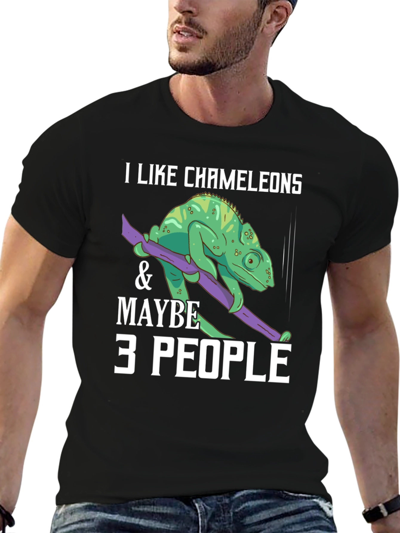 I Like Chameleons & Maybe 3 People T-Shirt