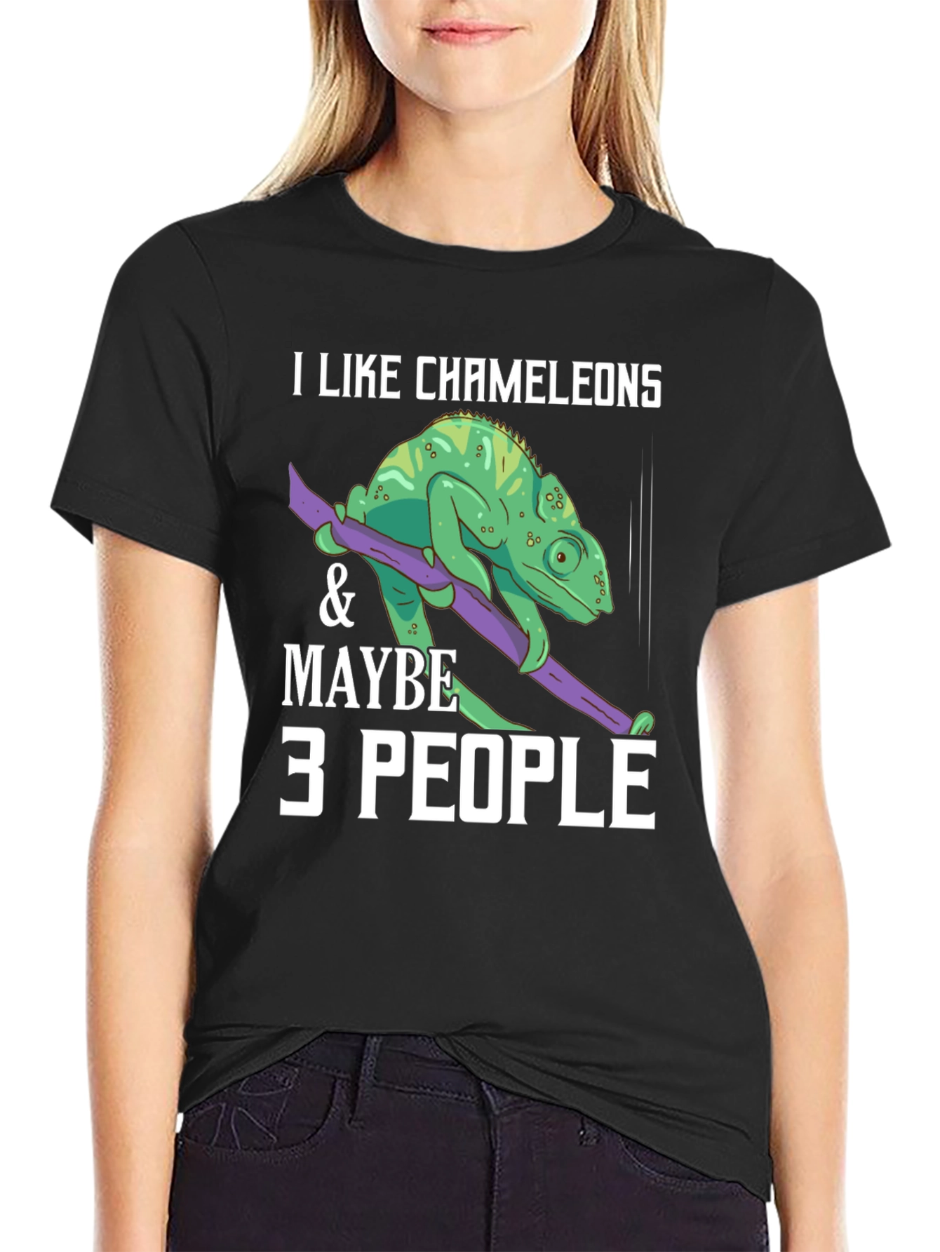 I Like Chameleons & Maybe 3 People T-Shirt