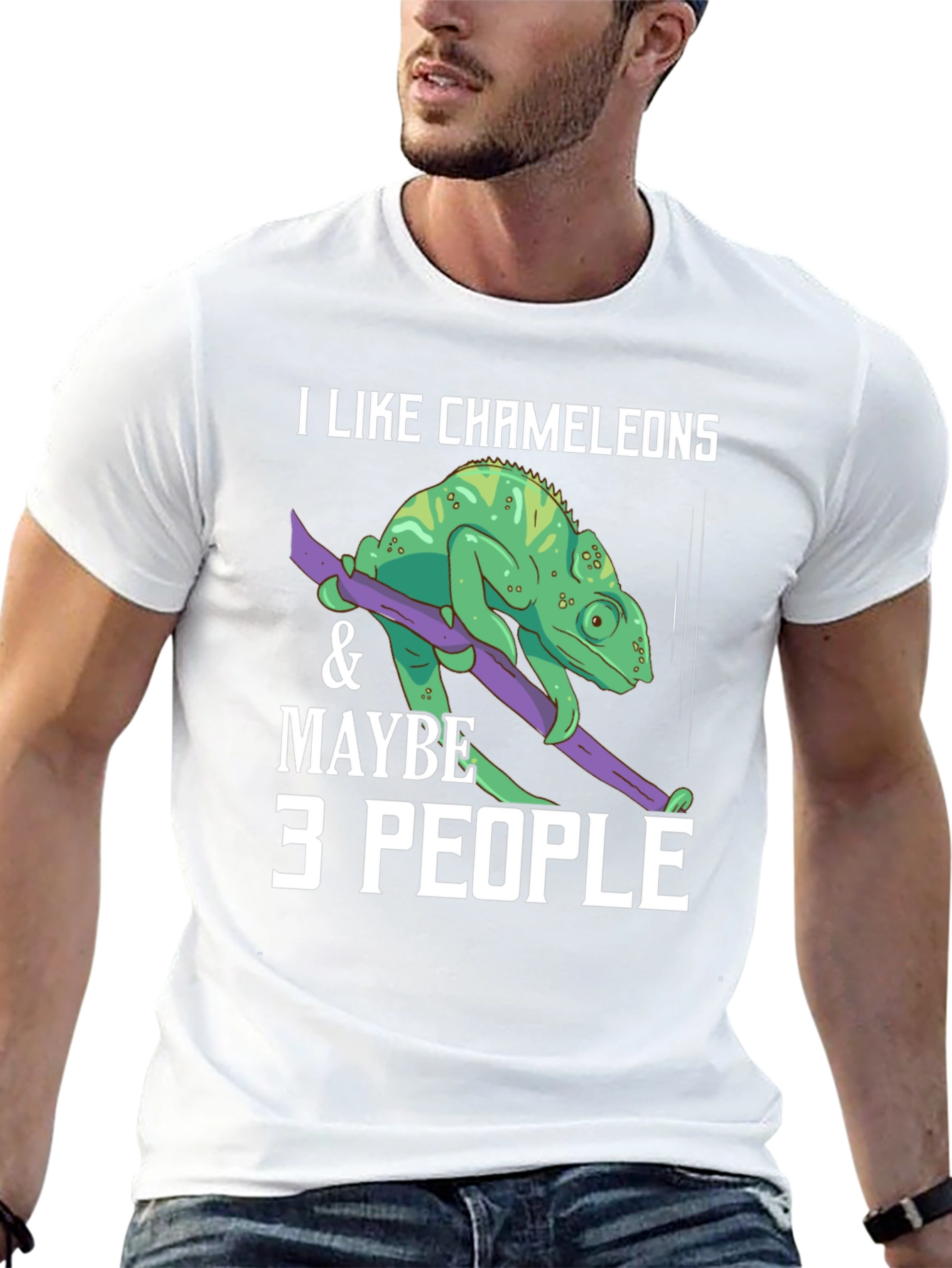 I Like Chameleons & Maybe 3 People T-Shirt