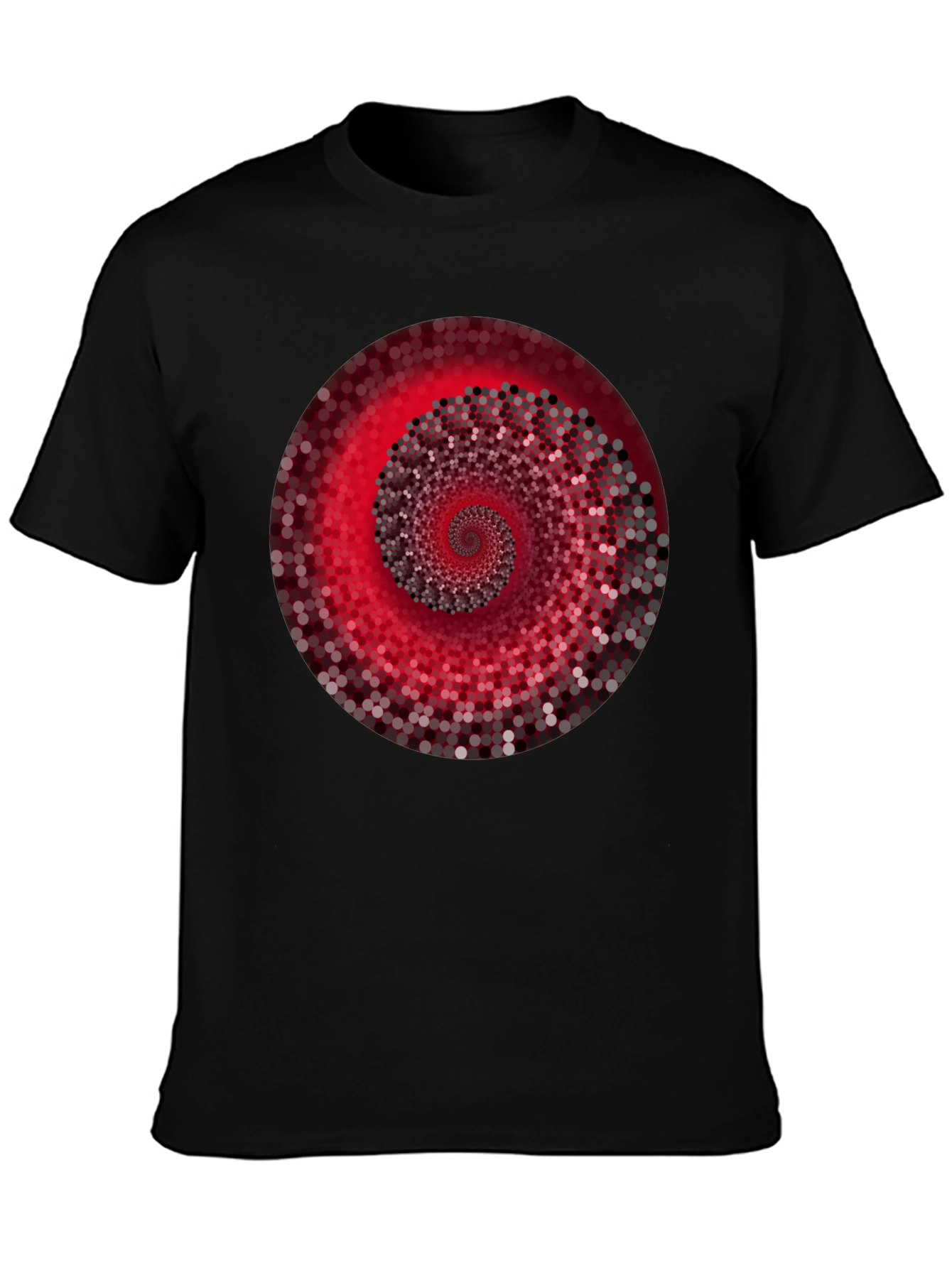 Abstract Spiral Graphic Tee