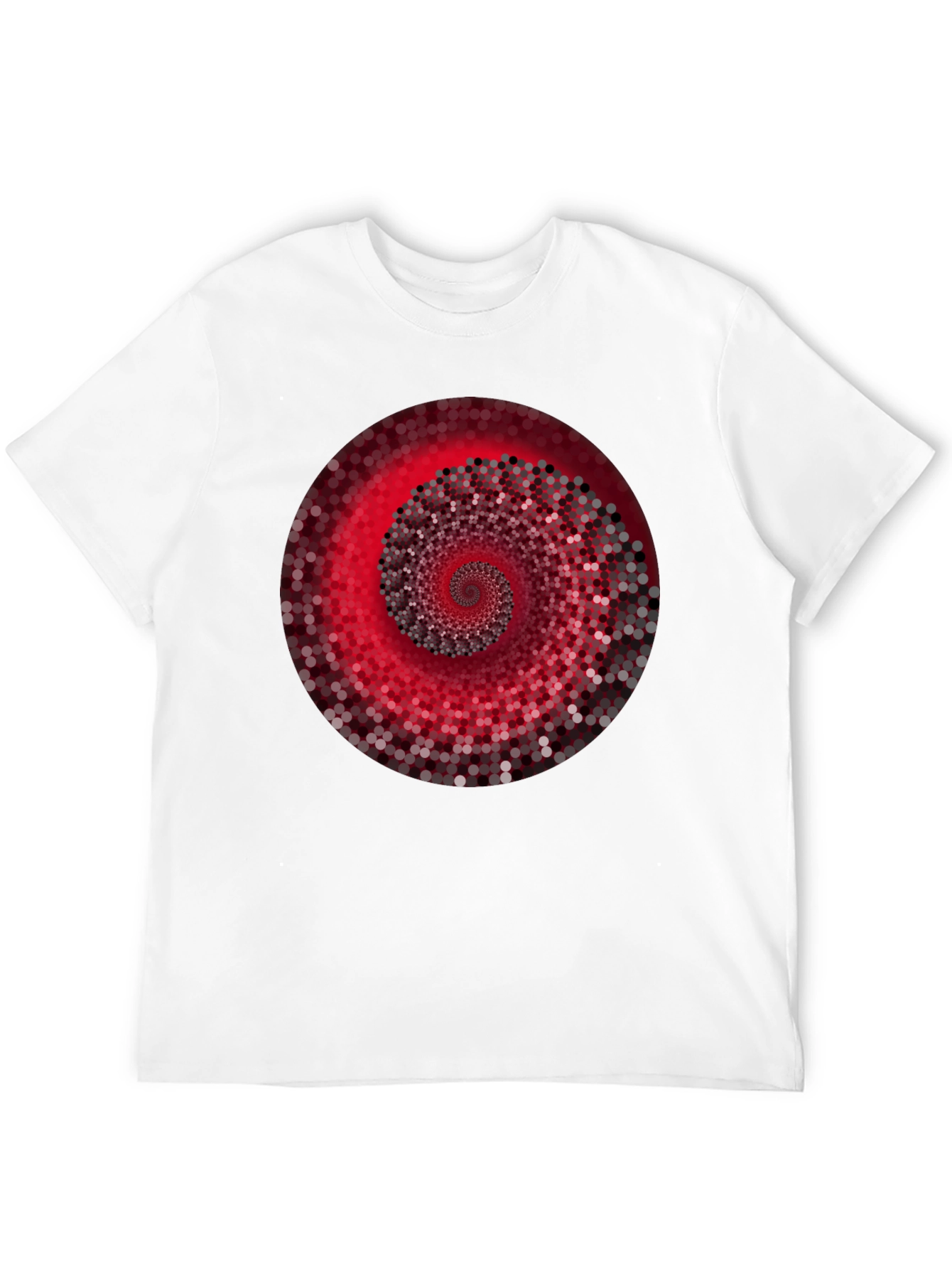 Abstract Spiral Graphic Tee