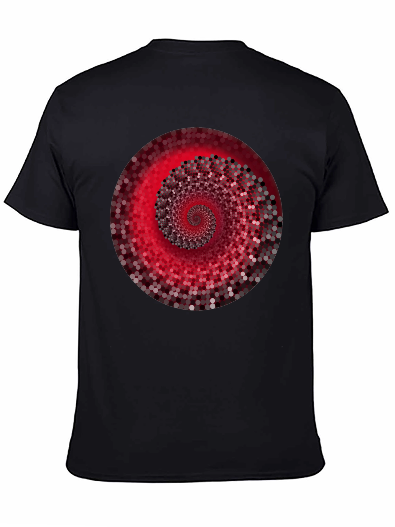 Abstract Spiral Graphic Tee