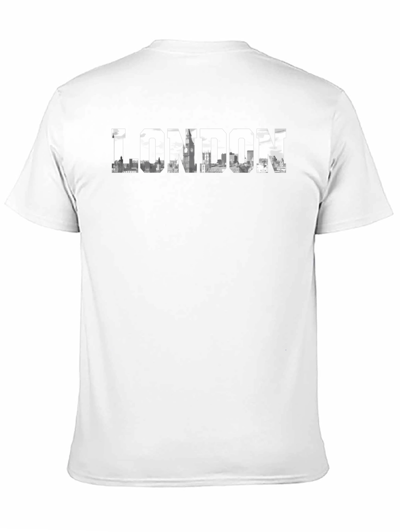 London Skyline Black Graphic Tee