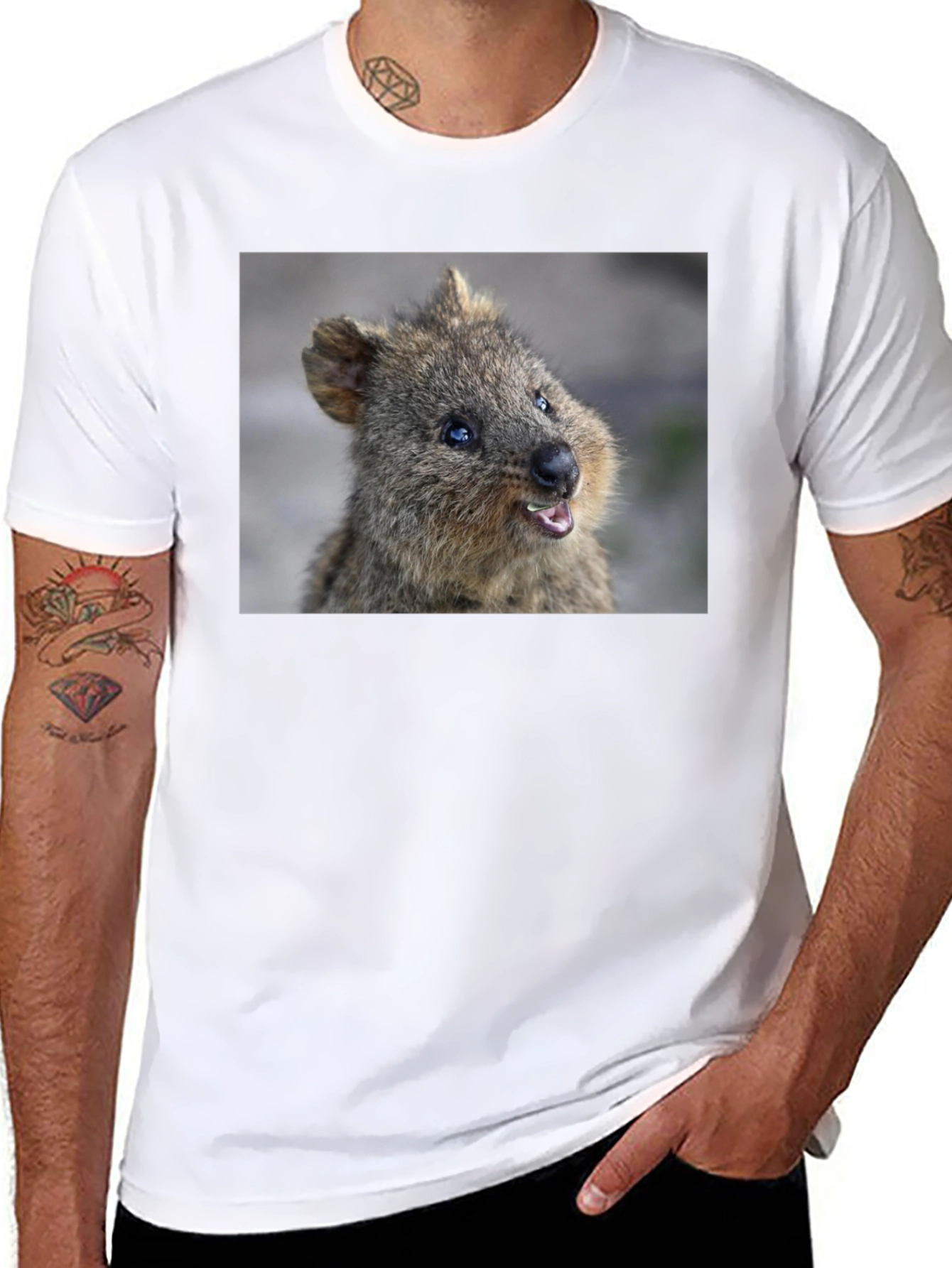 Quokka T-Shirt - Smiling Australian Animal Tee