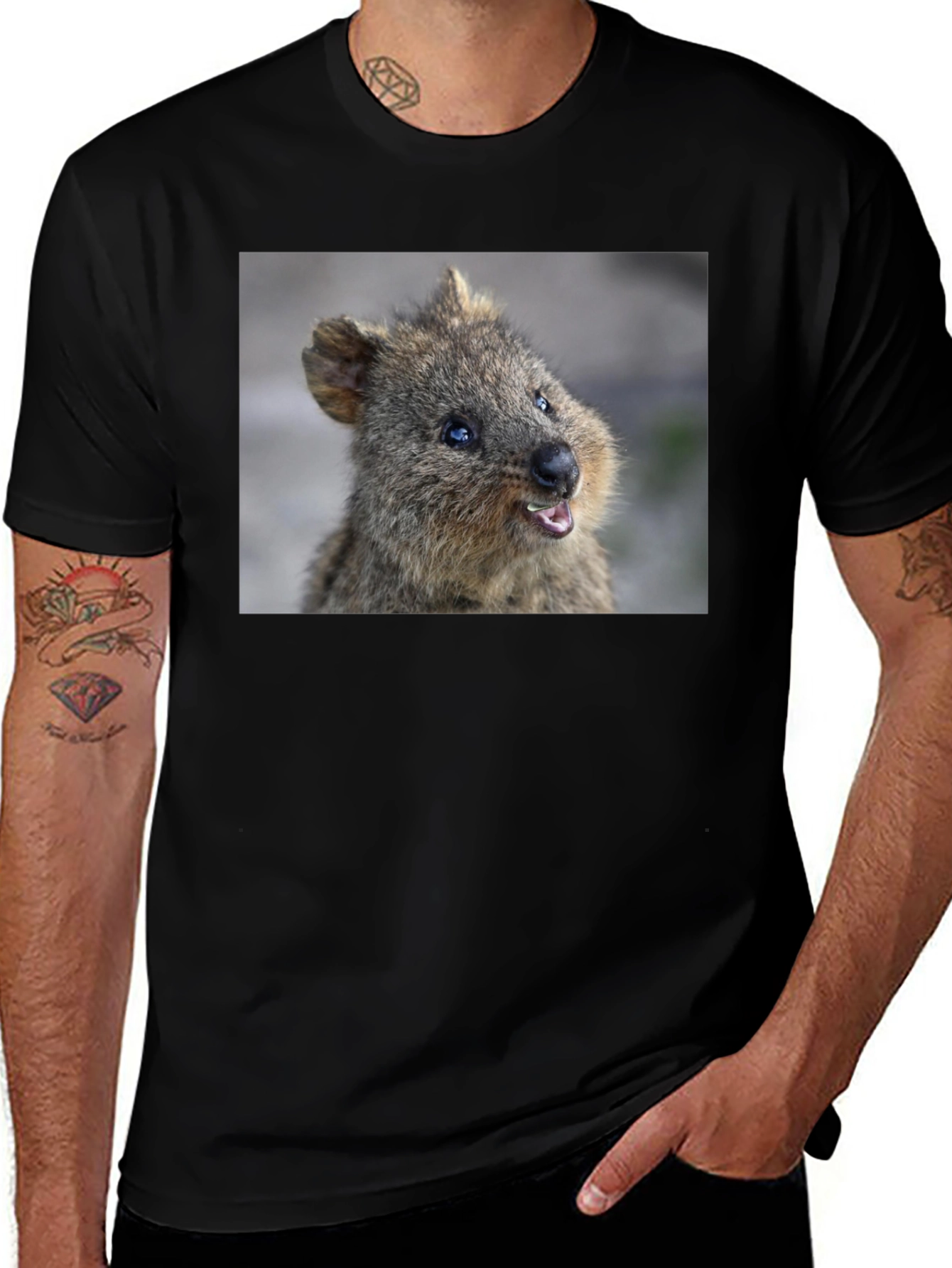 Quokka T-Shirt - Smiling Australian Animal Tee