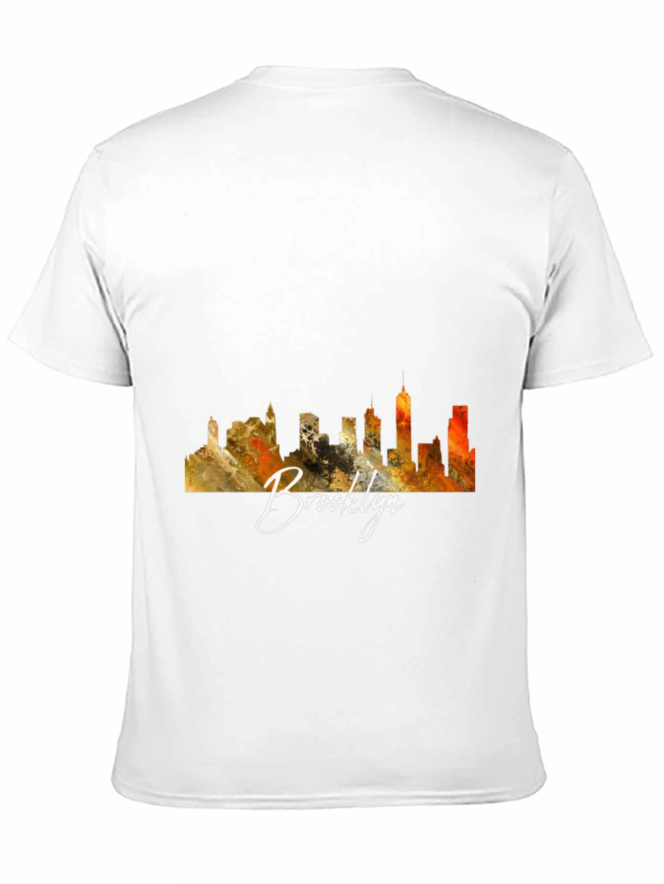 Brooklyn Skyline Graphic Black T-Shirt