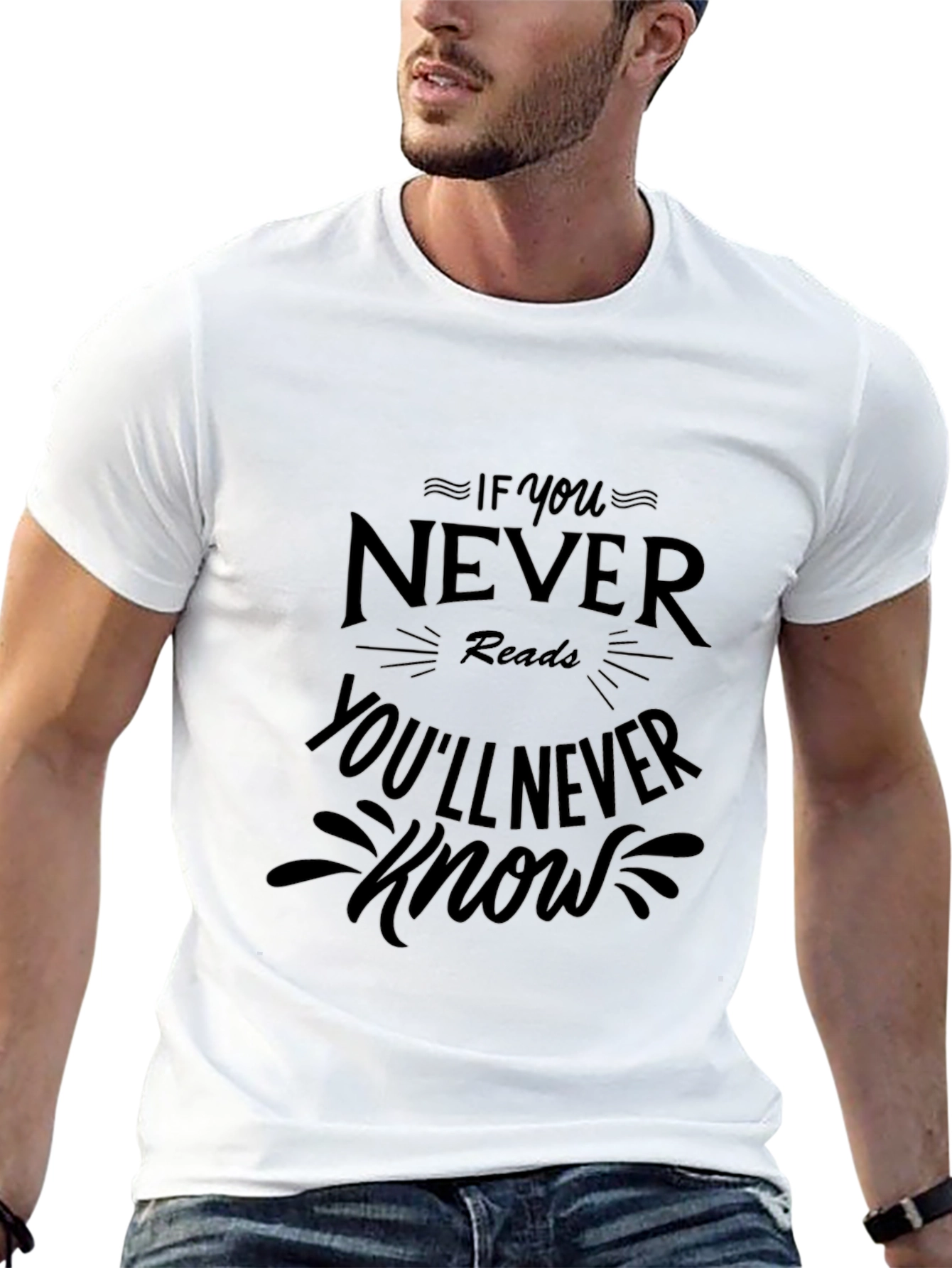 Read to Know Black Graphic Tee