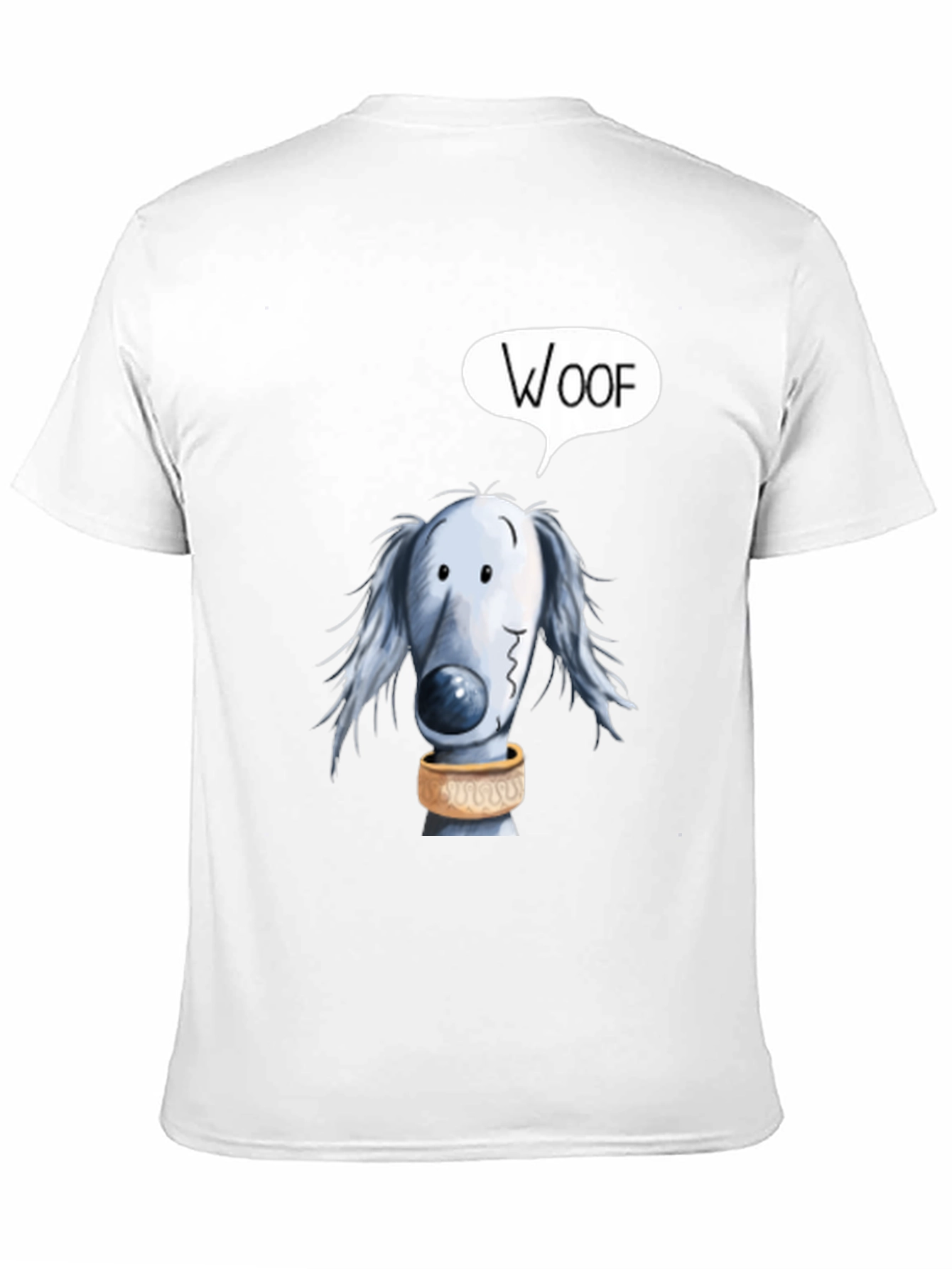 Woof Dog Graphic Black T-Shirt
