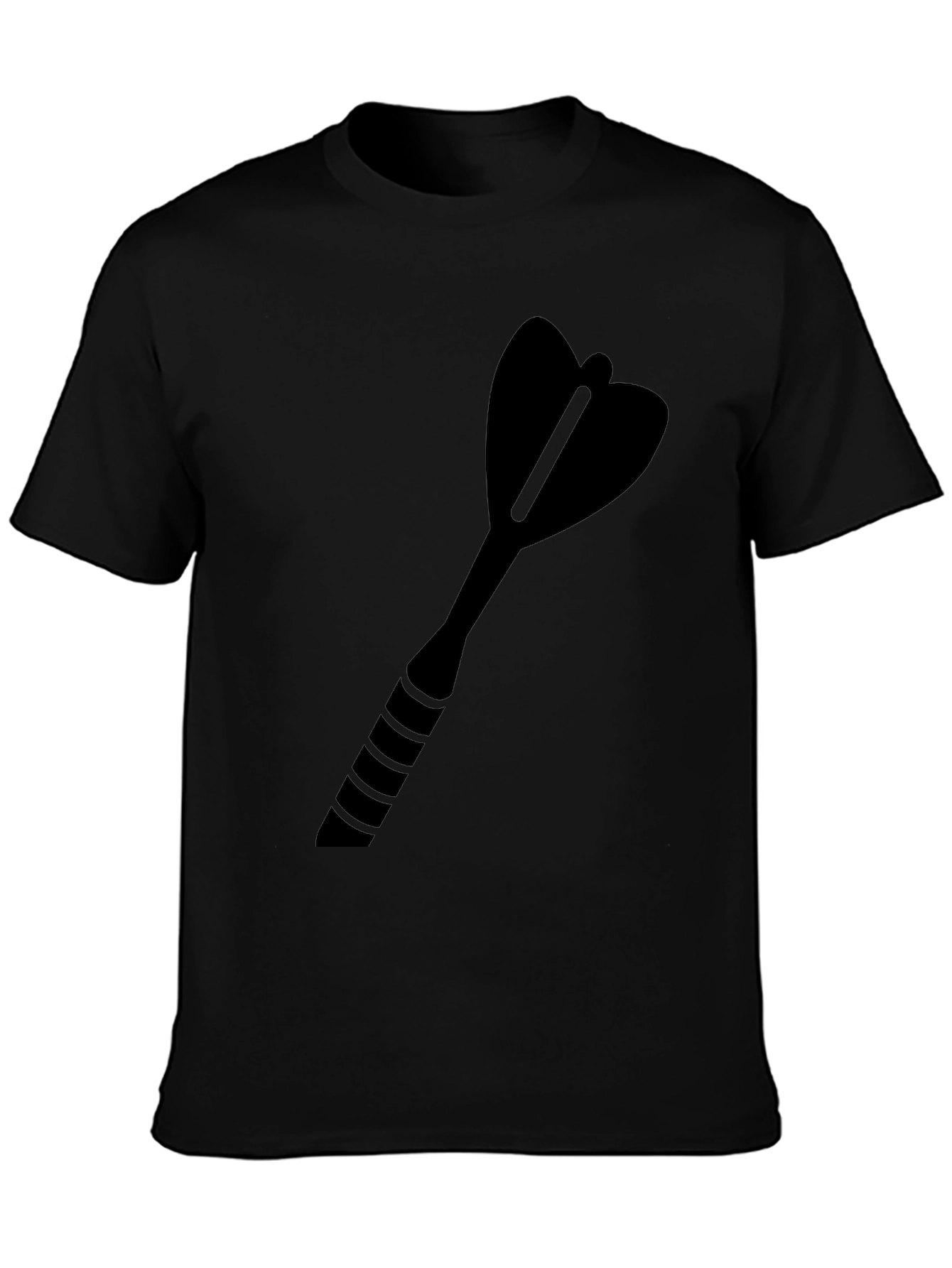 Dart Graphic Black Tee - Casual Comfort