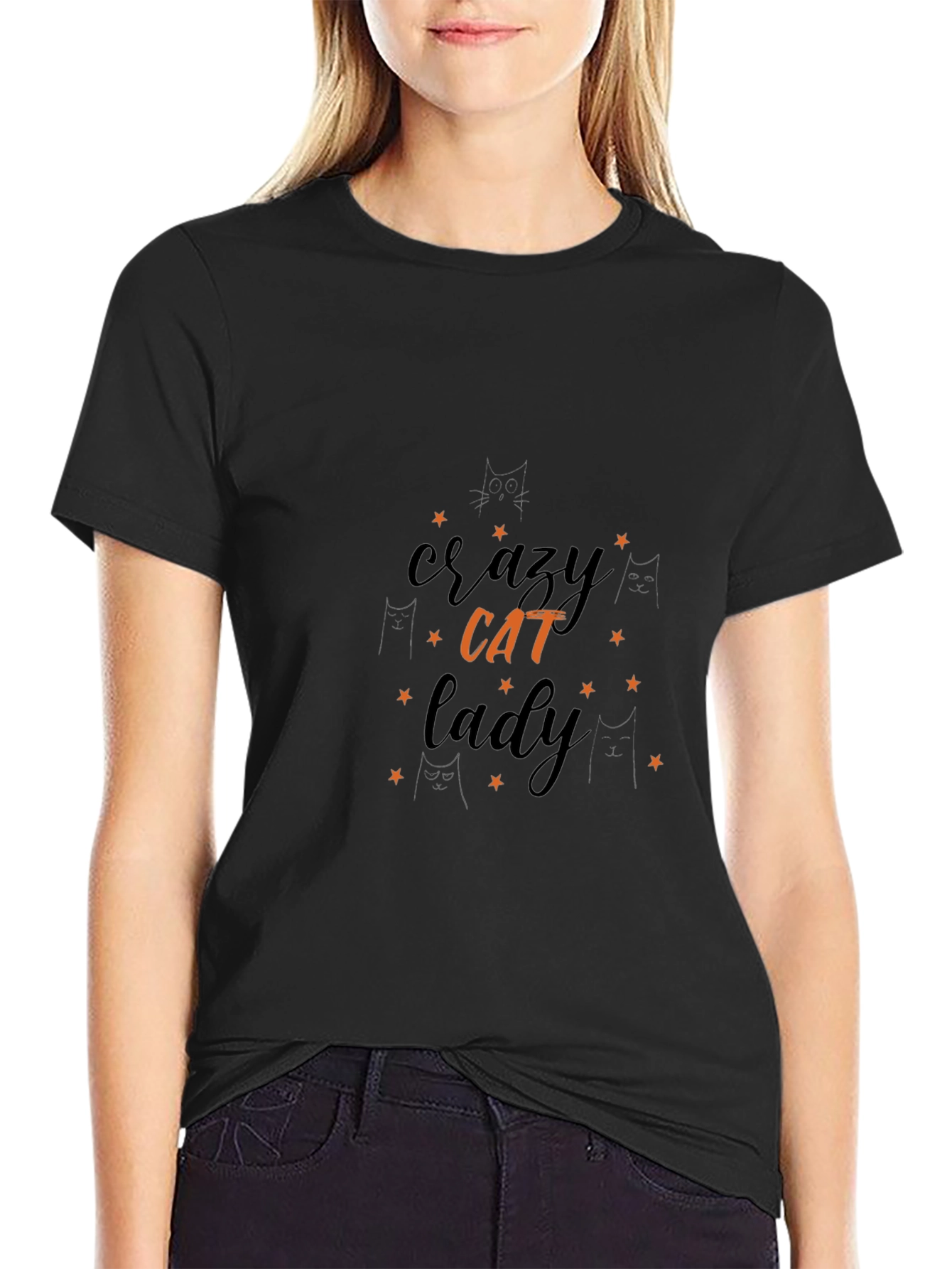 Crazy Cat Lady Graphic T-Shirt