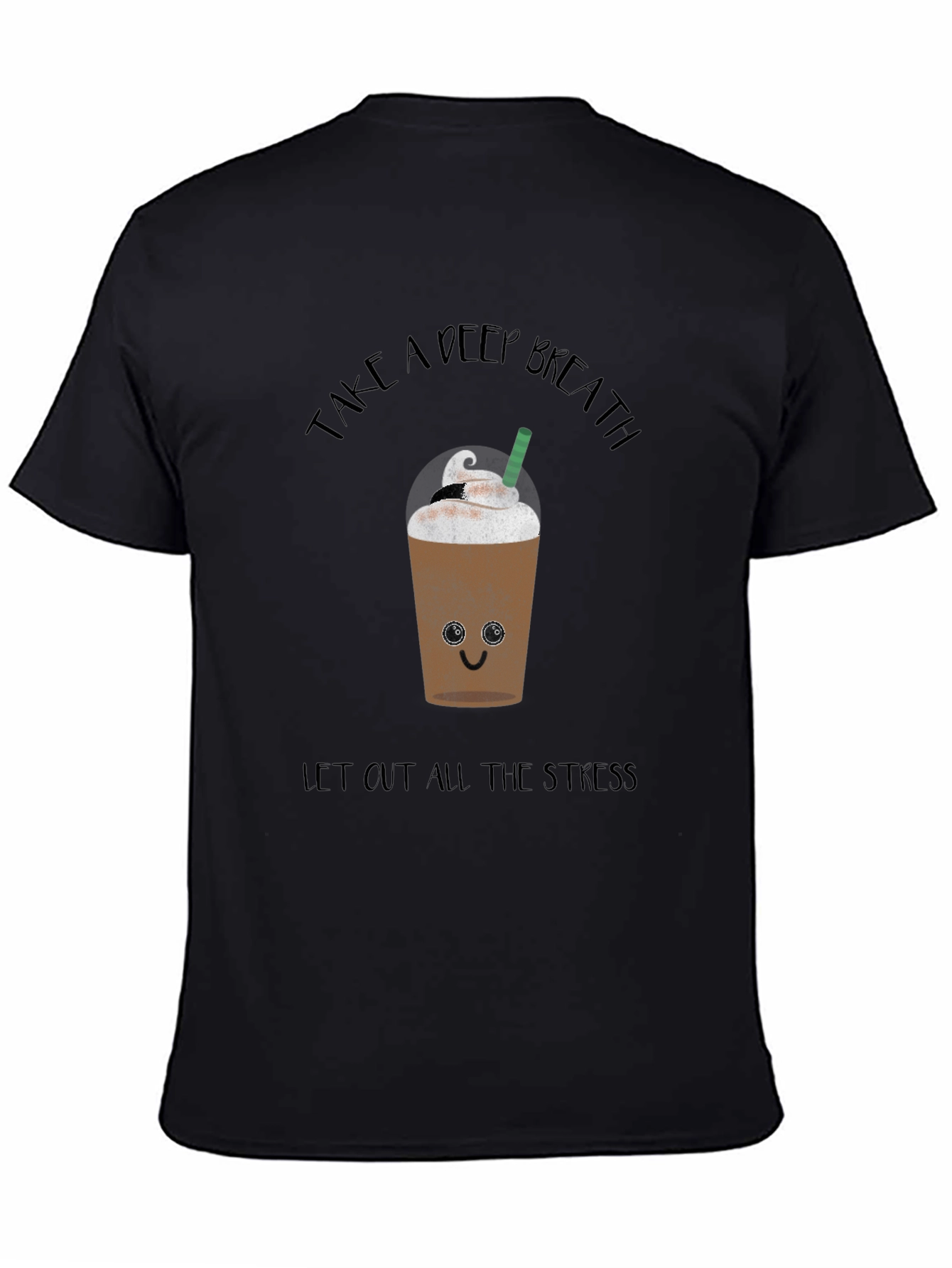 Deep Breath Coffee Graphic Tee - Relaxed Fit