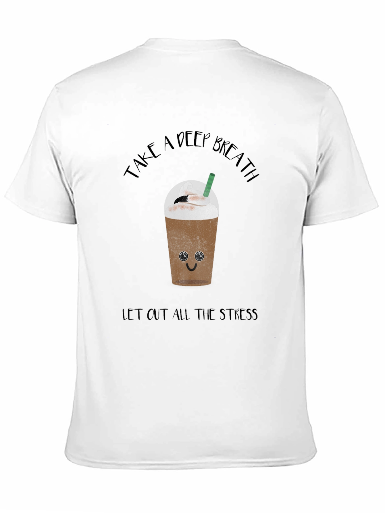 Deep Breath Coffee Graphic Tee - Relaxed Fit