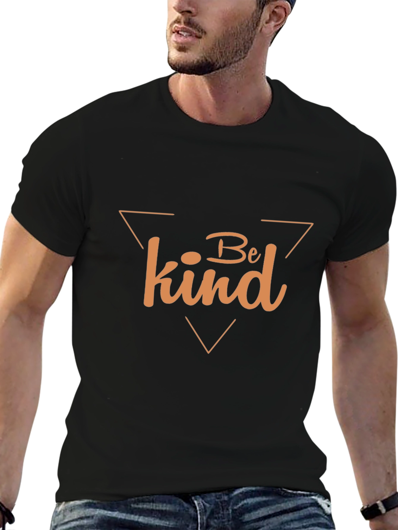 Be Kind Graphic Tee - Mens Black T-Shirt