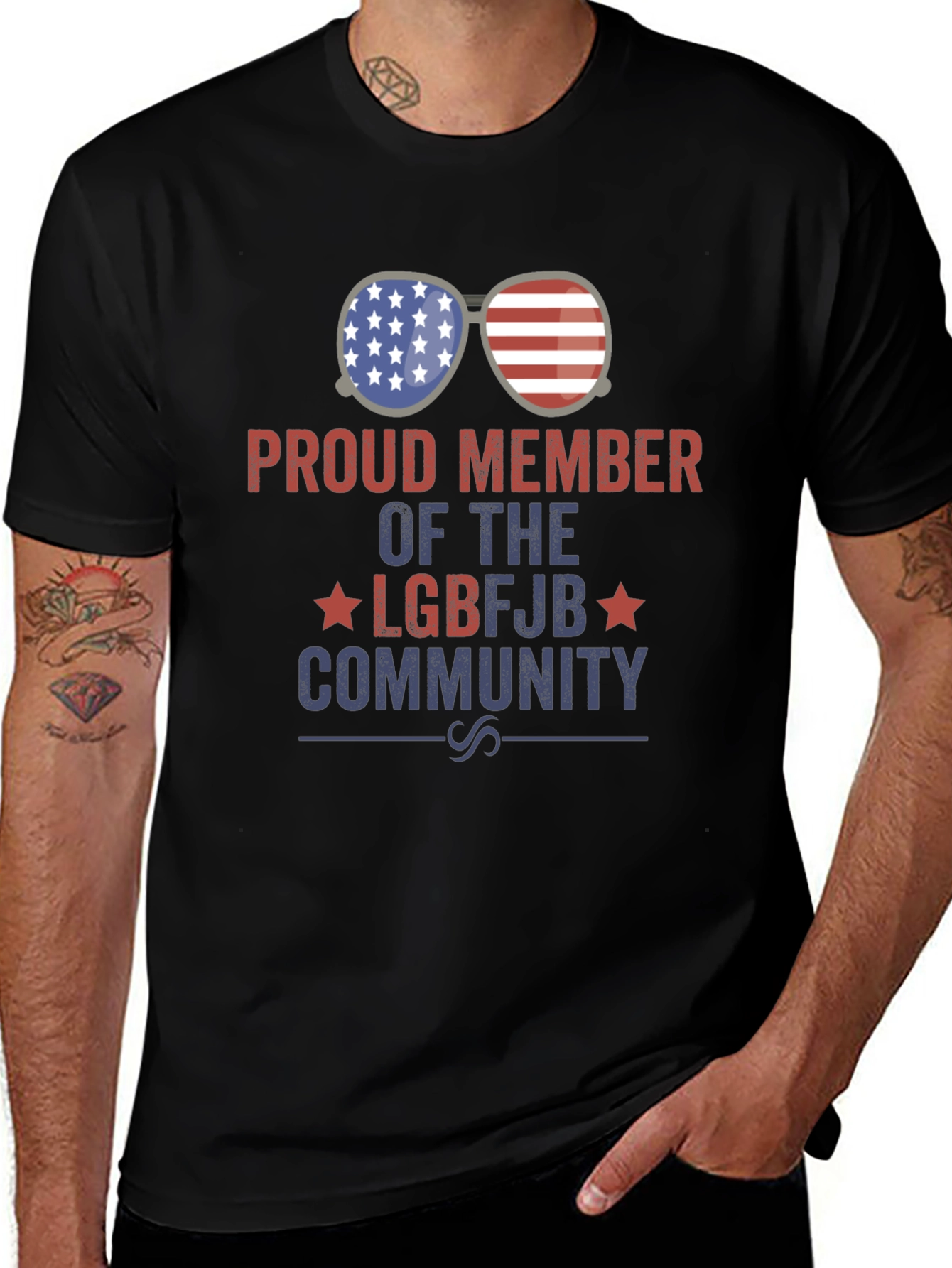 Proud LGBFJB Community T-Shirt - Patriotic Pride