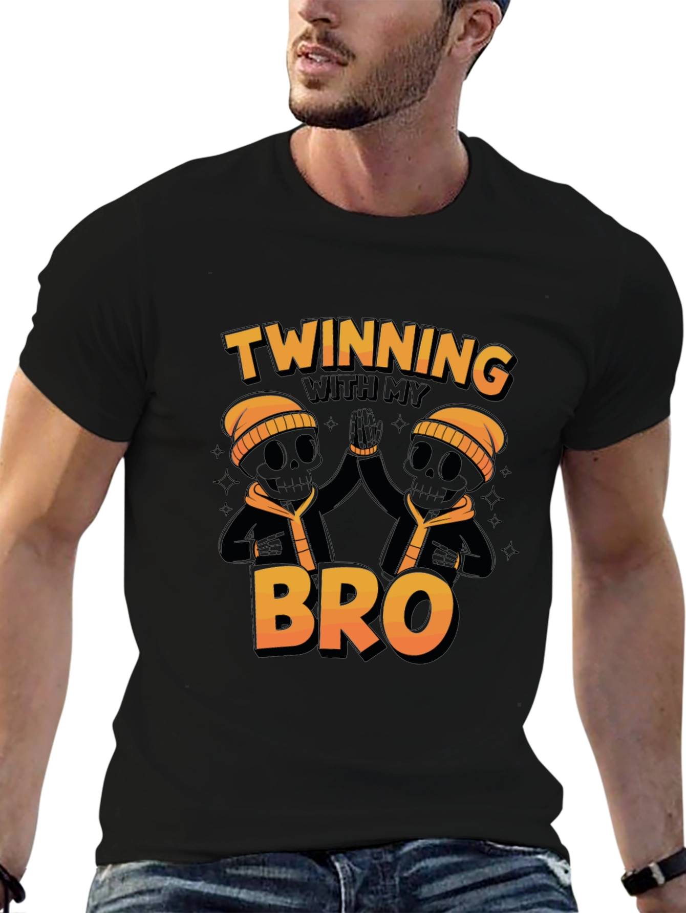 Twinning With My Bro Graphic Tee