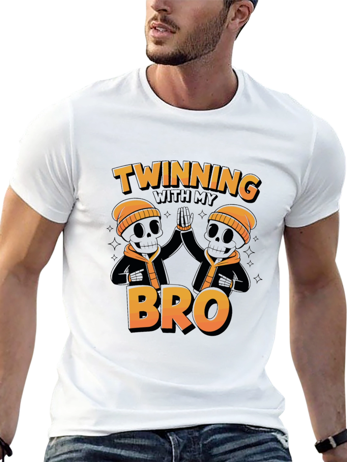 Twinning With My Bro Graphic Tee
