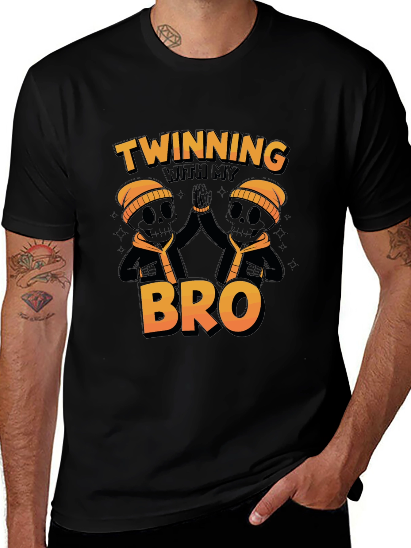 Twinning With My Bro Graphic Tee