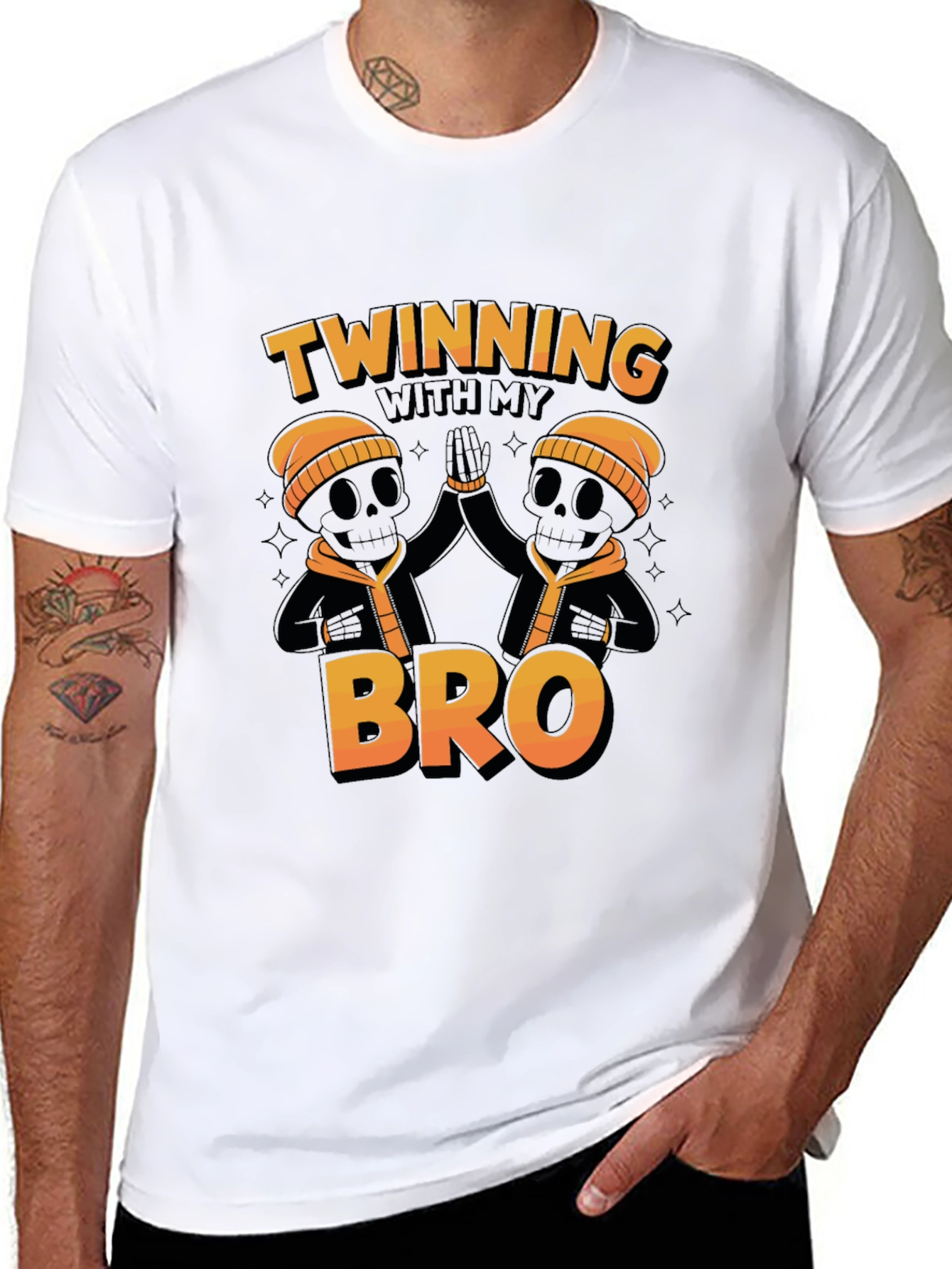 Twinning With My Bro Graphic Tee