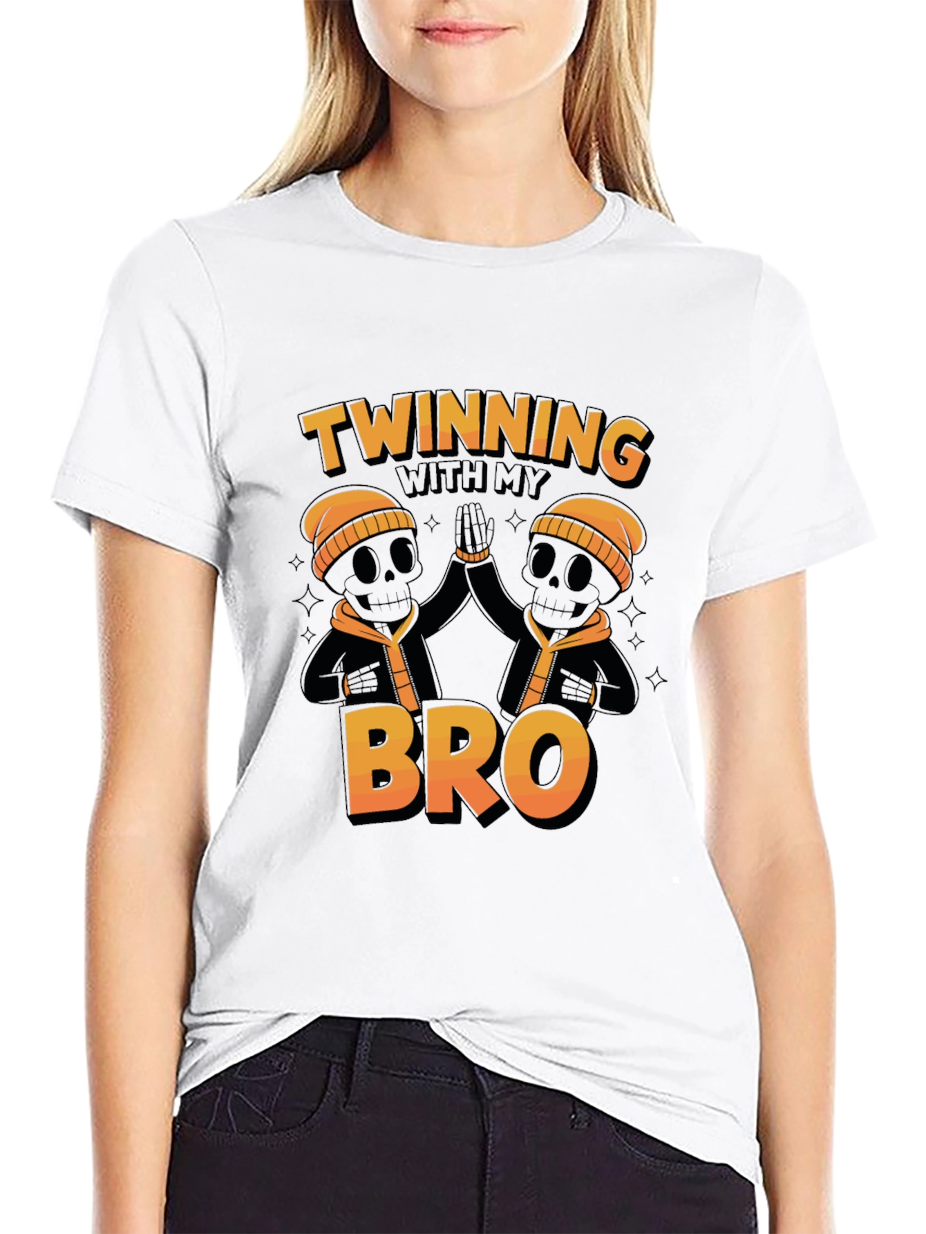 Twinning With My Bro Graphic Tee