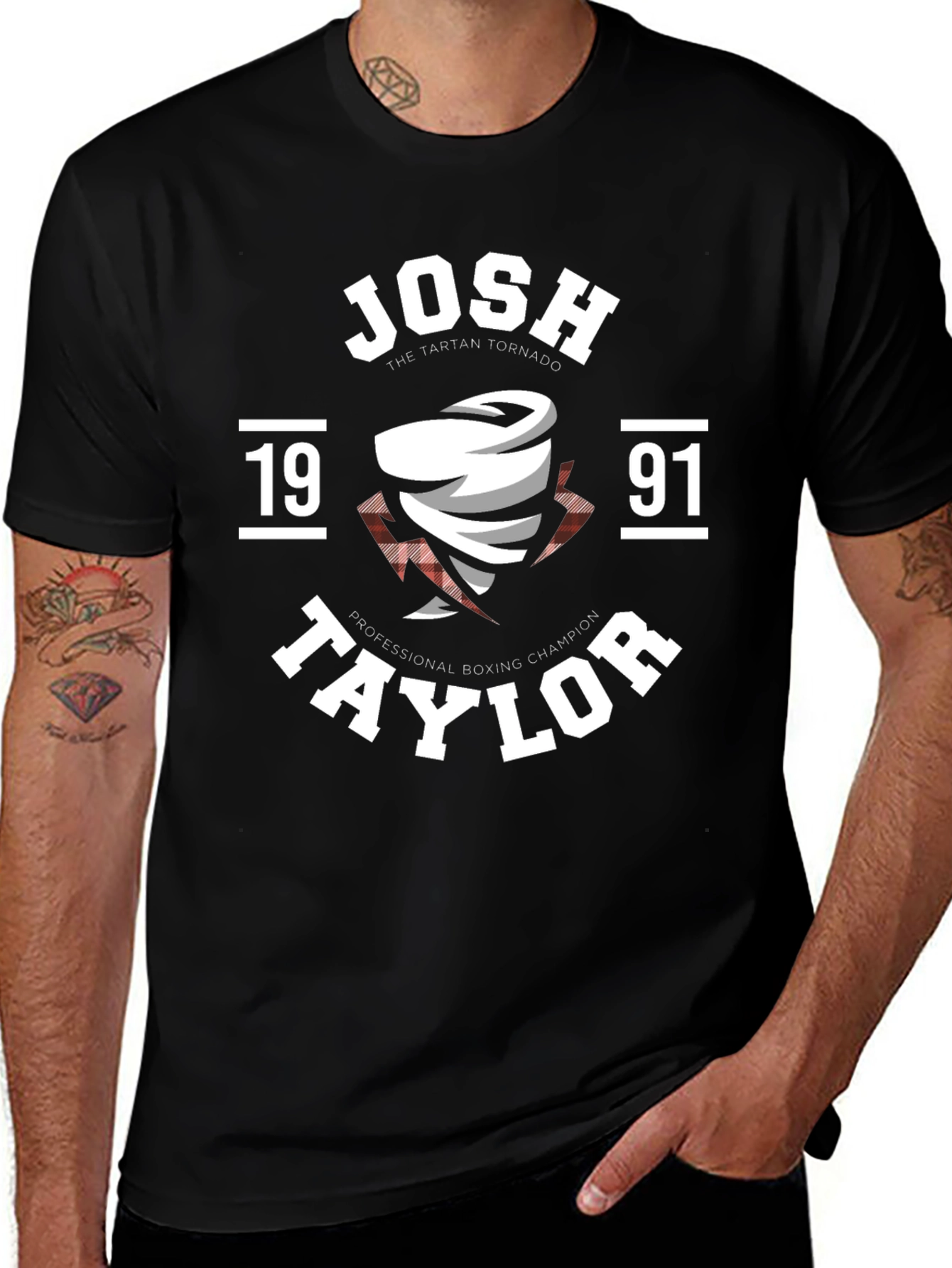 Josh Taylor Tartan Tornado T-Shirt
