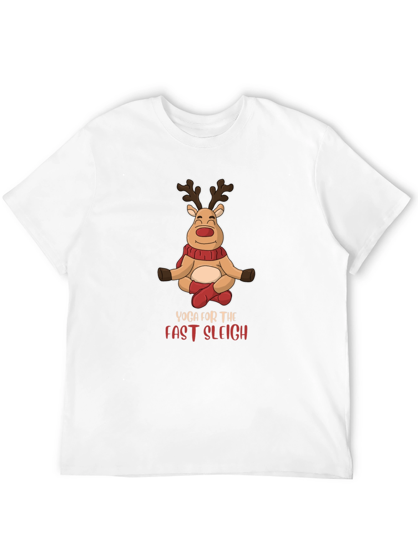 Yoga Reindeer Christmas T-Shirt