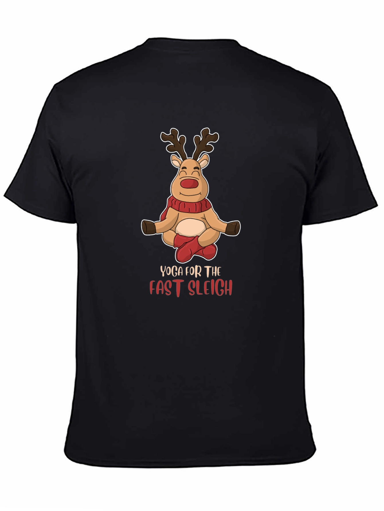 Yoga Reindeer Christmas T-Shirt