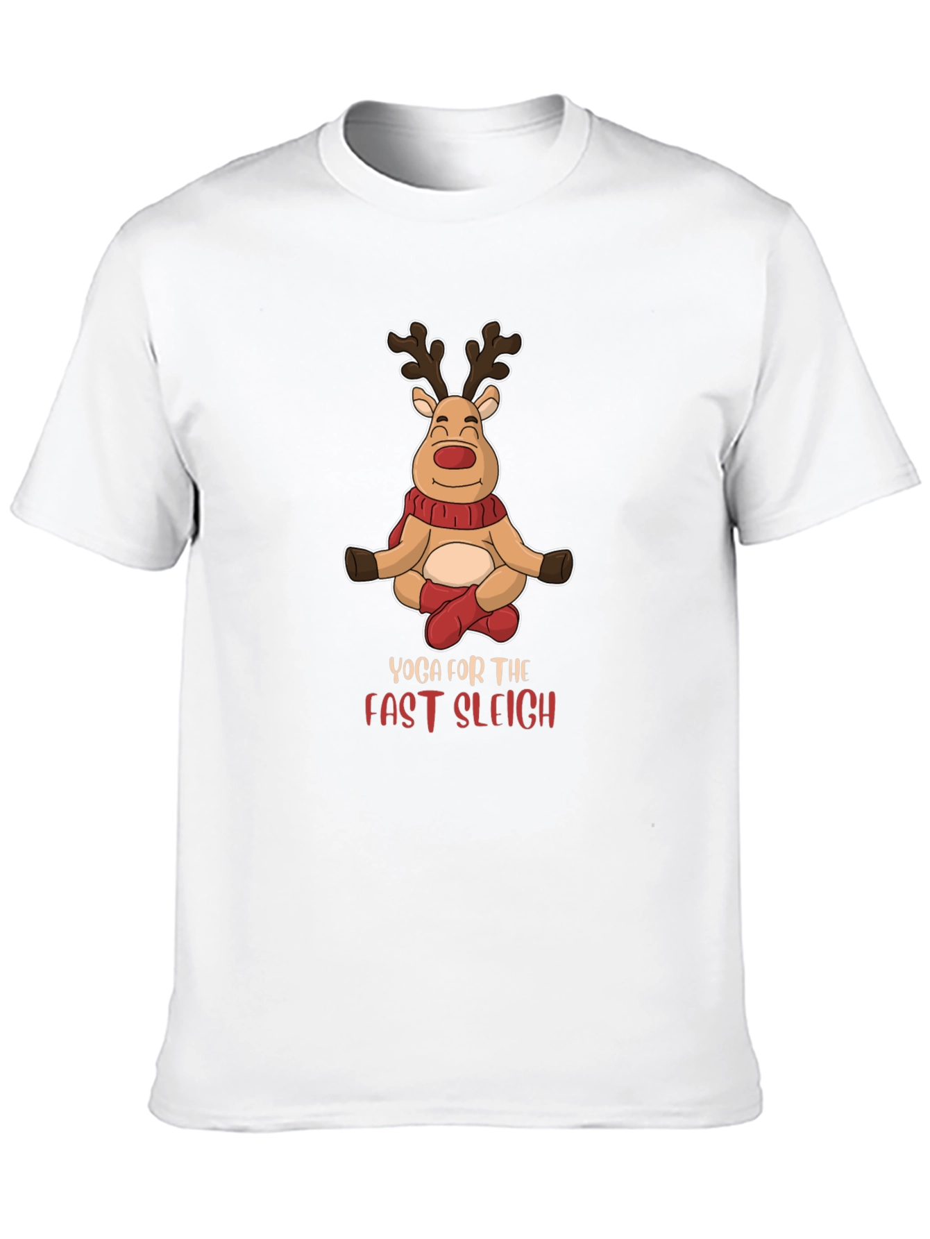 Yoga Reindeer Christmas T-Shirt