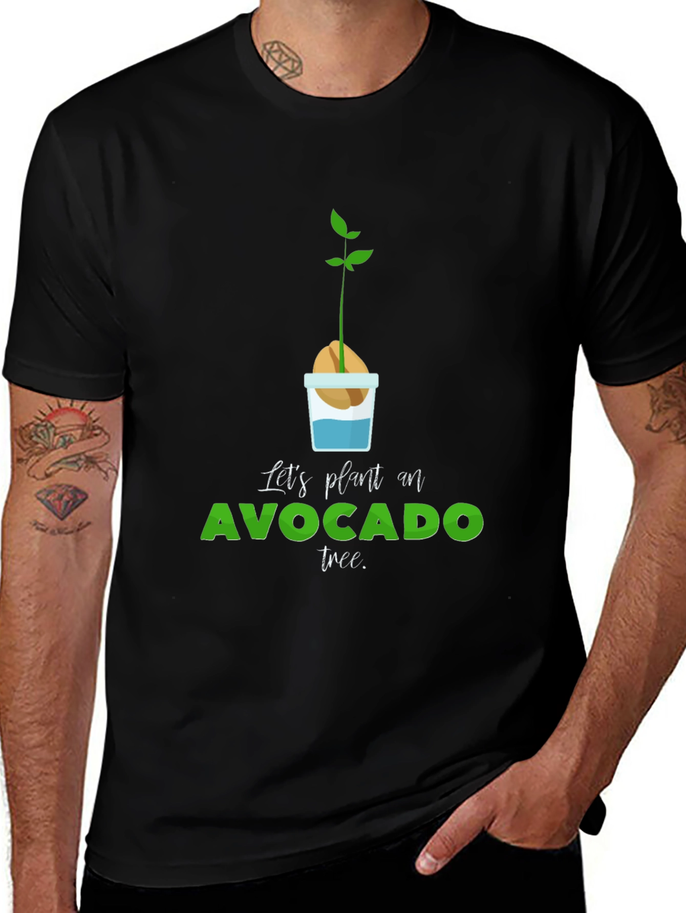 Avocado Tree Planting T-Shirt - Grow Your Own!