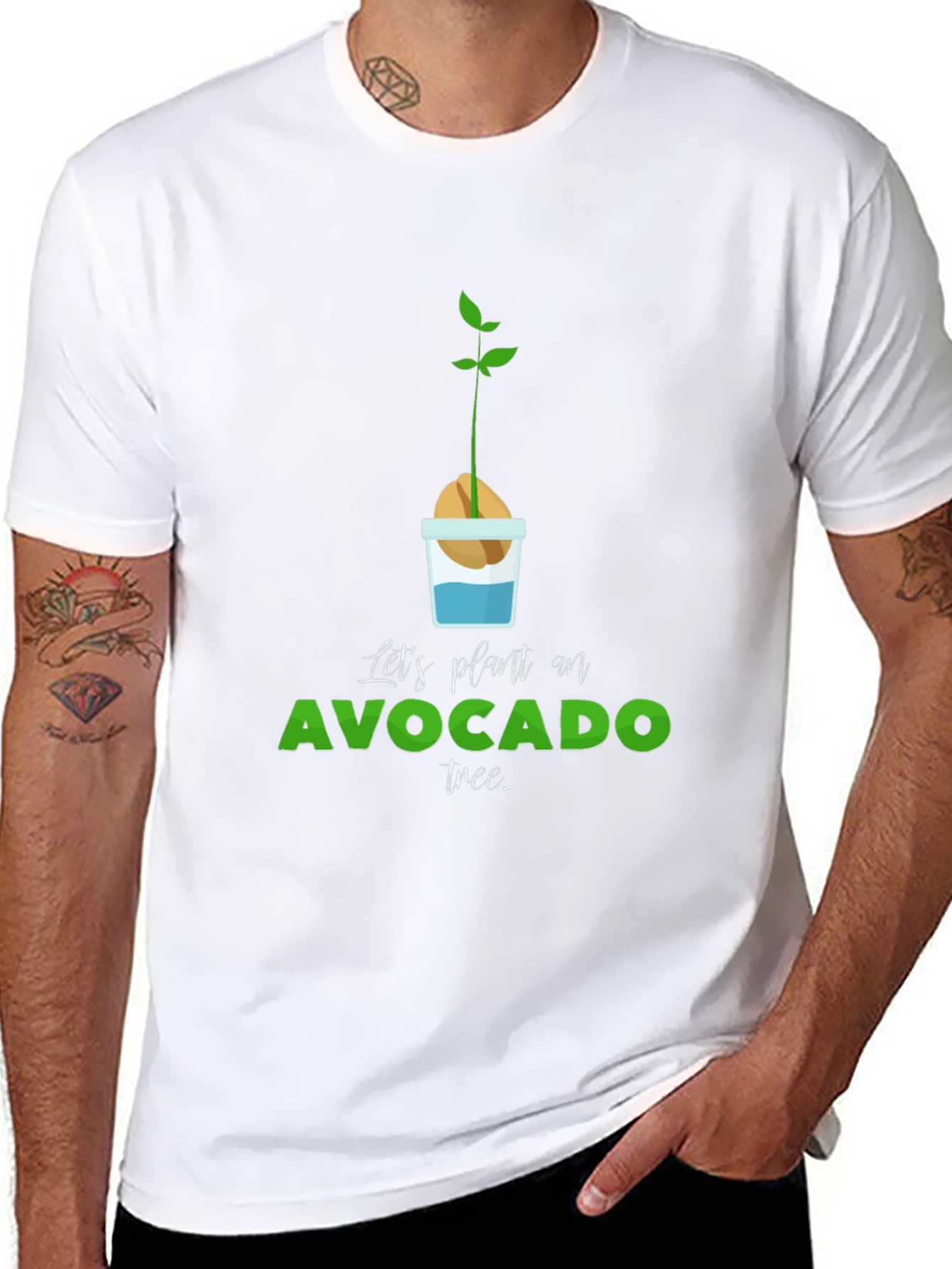 Avocado Tree Planting T-Shirt - Grow Your Own!